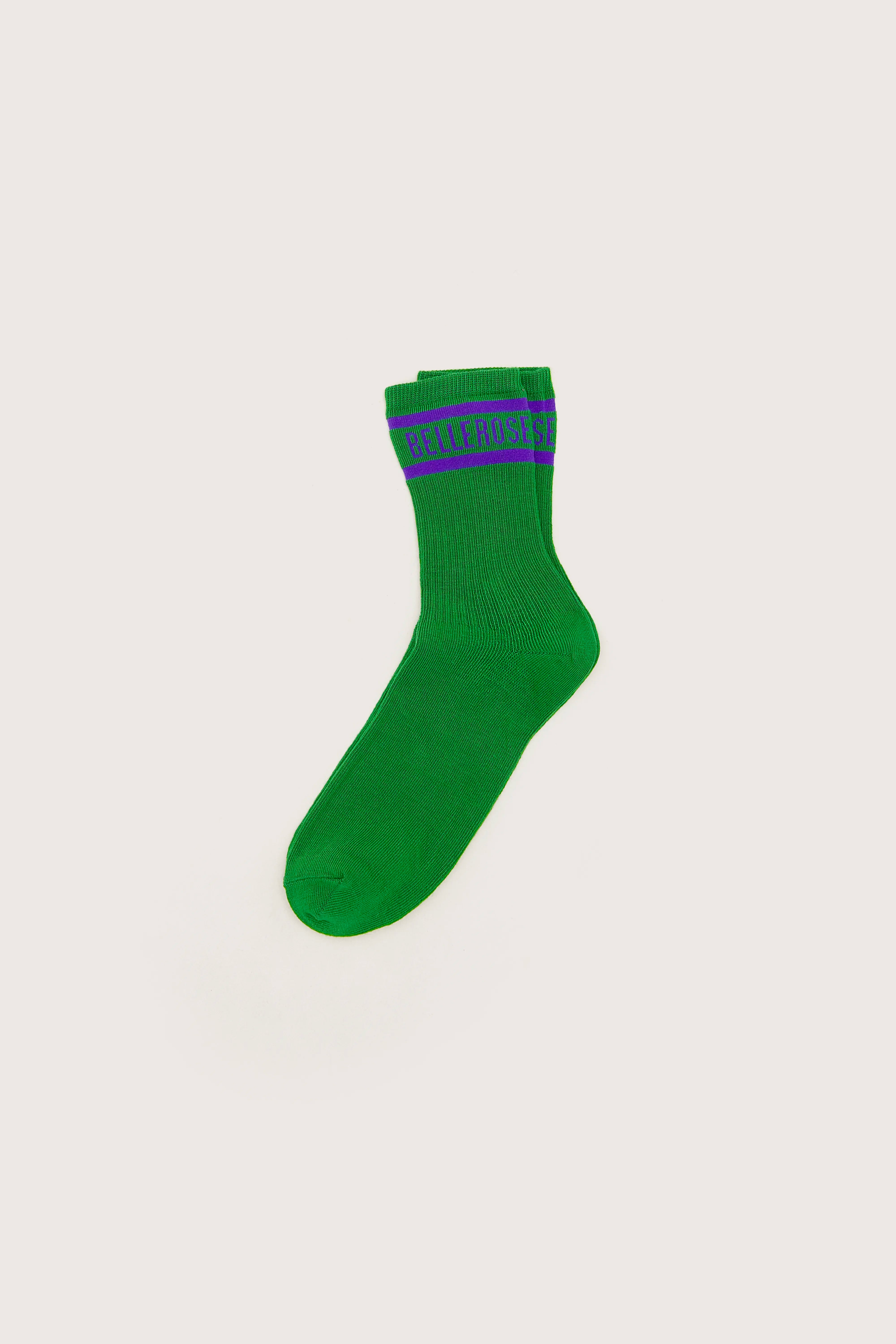 Vige Crew Socks - Grass / Ultraviolet For Girls | Bellerose