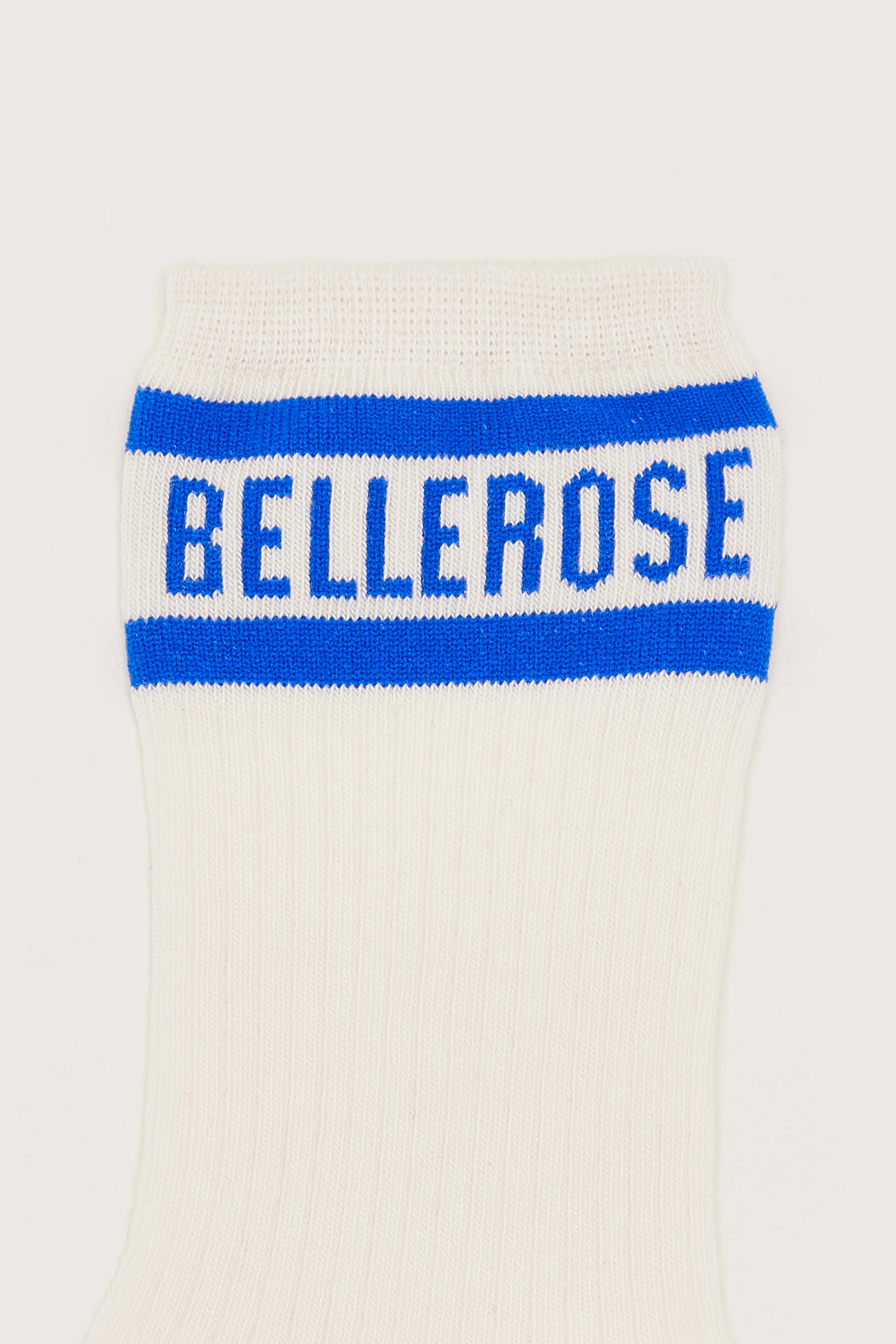 Vige Crew Socks - Lazuli / Natural For Girls | Bellerose