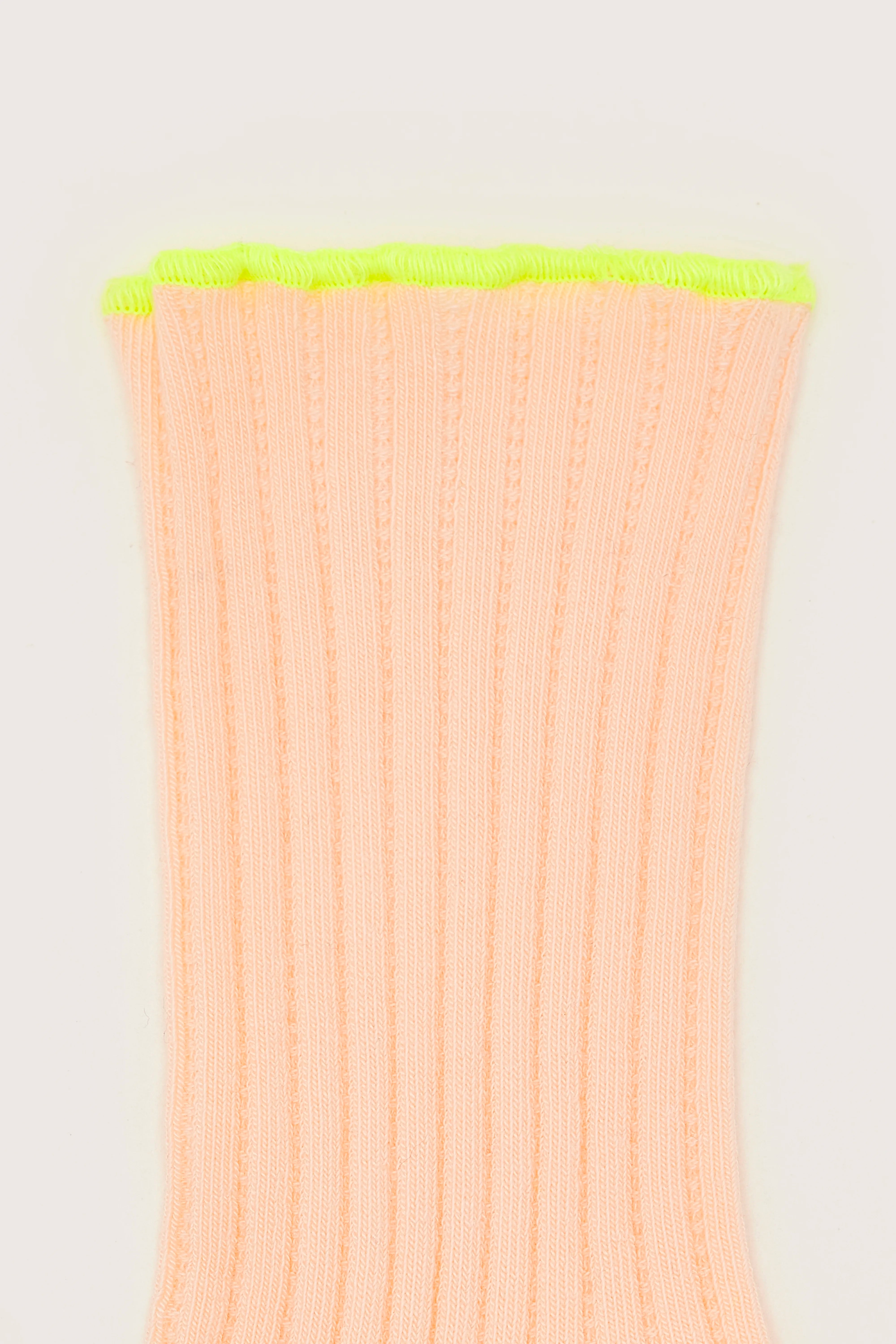 Bya Ankle Socks - Fluo / Ice peach For Girls | Bellerose