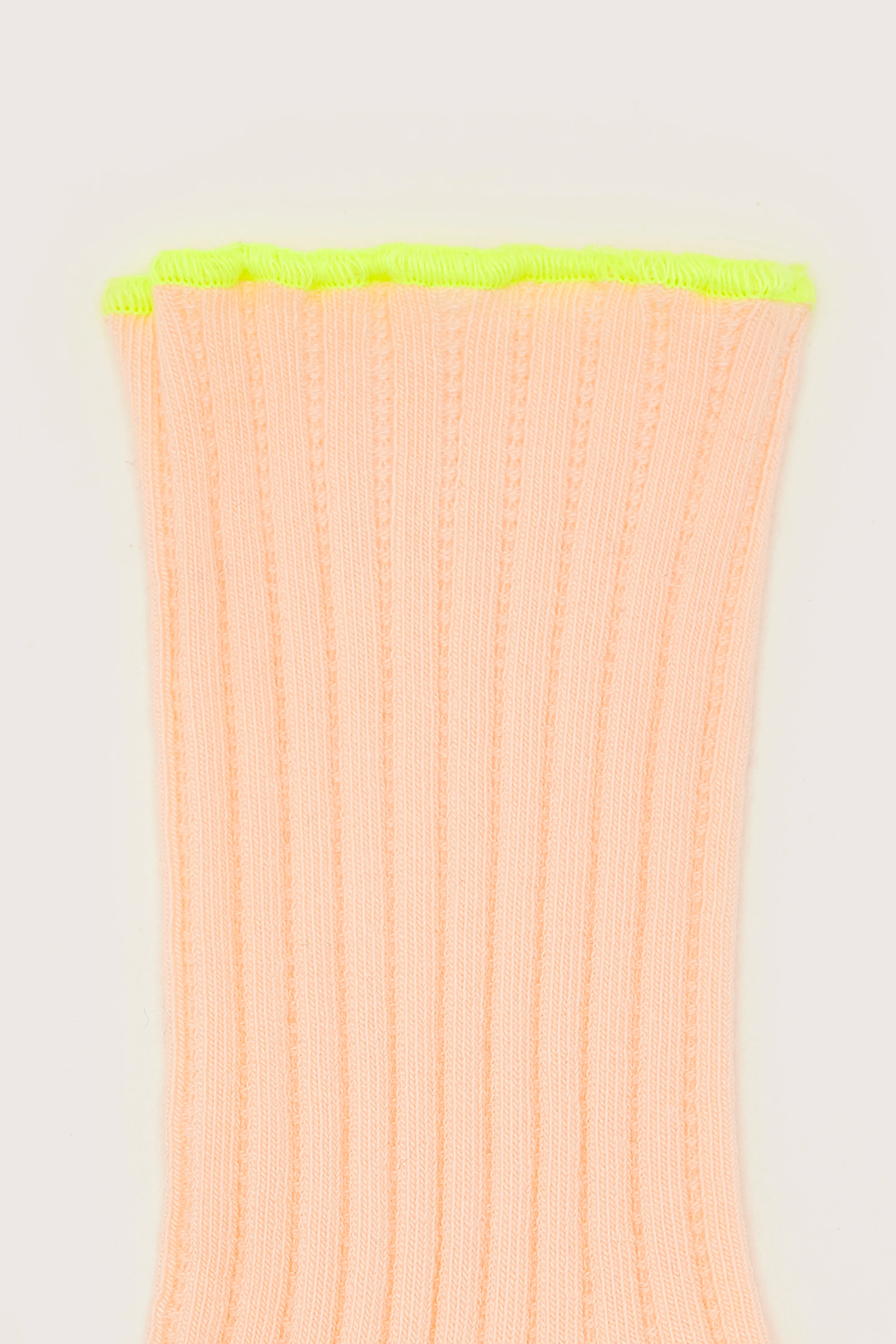 Bya Ankle Socks - Fluo / Ice peach For Girls | Bellerose