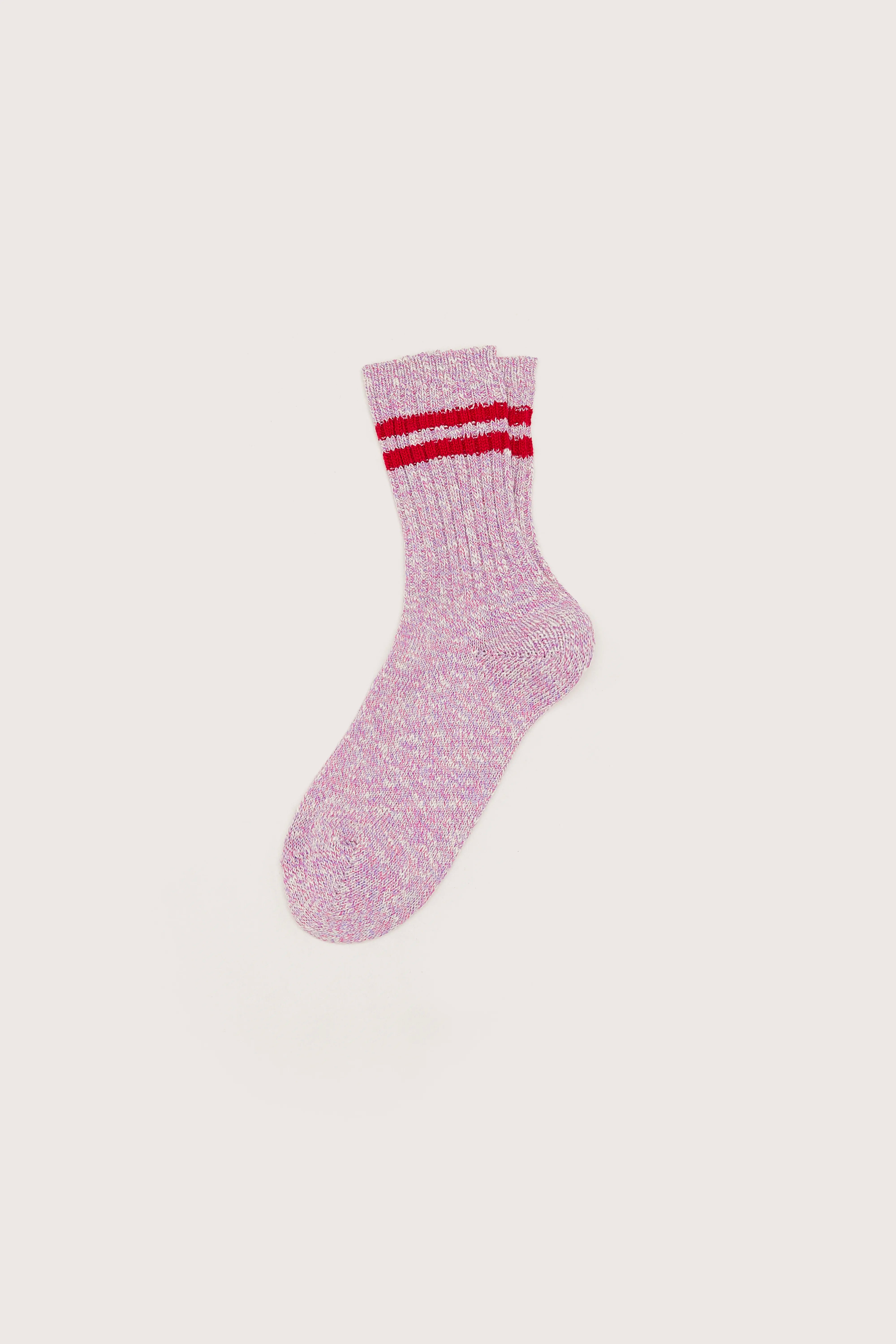 Beel Crew Socks - Ecarlate / Multicolor For Girls | Bellerose