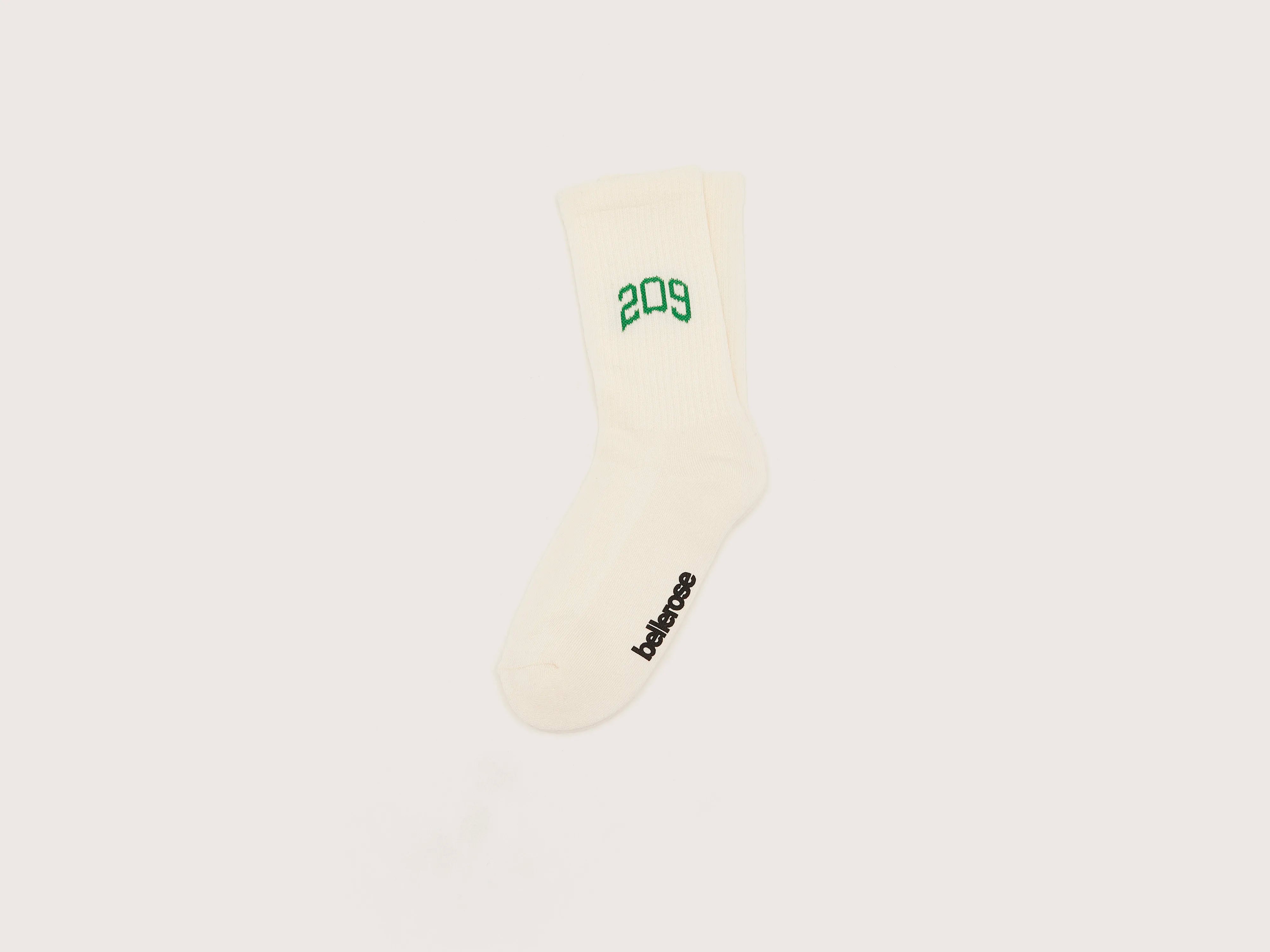 Basil crew socks (251 / B / ECRU)