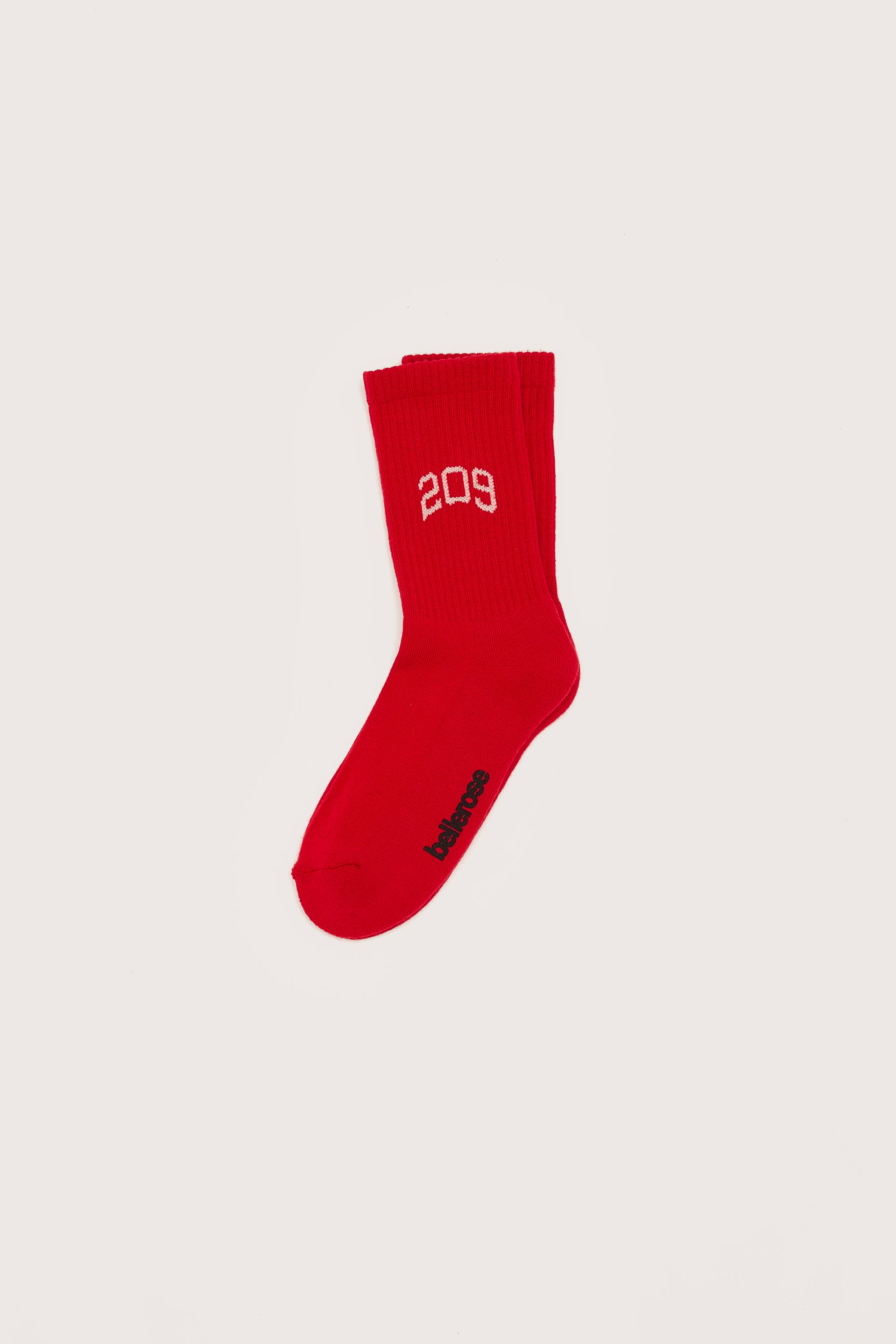 Basil Crew Socks - Goji / Off white For Boys | Bellerose