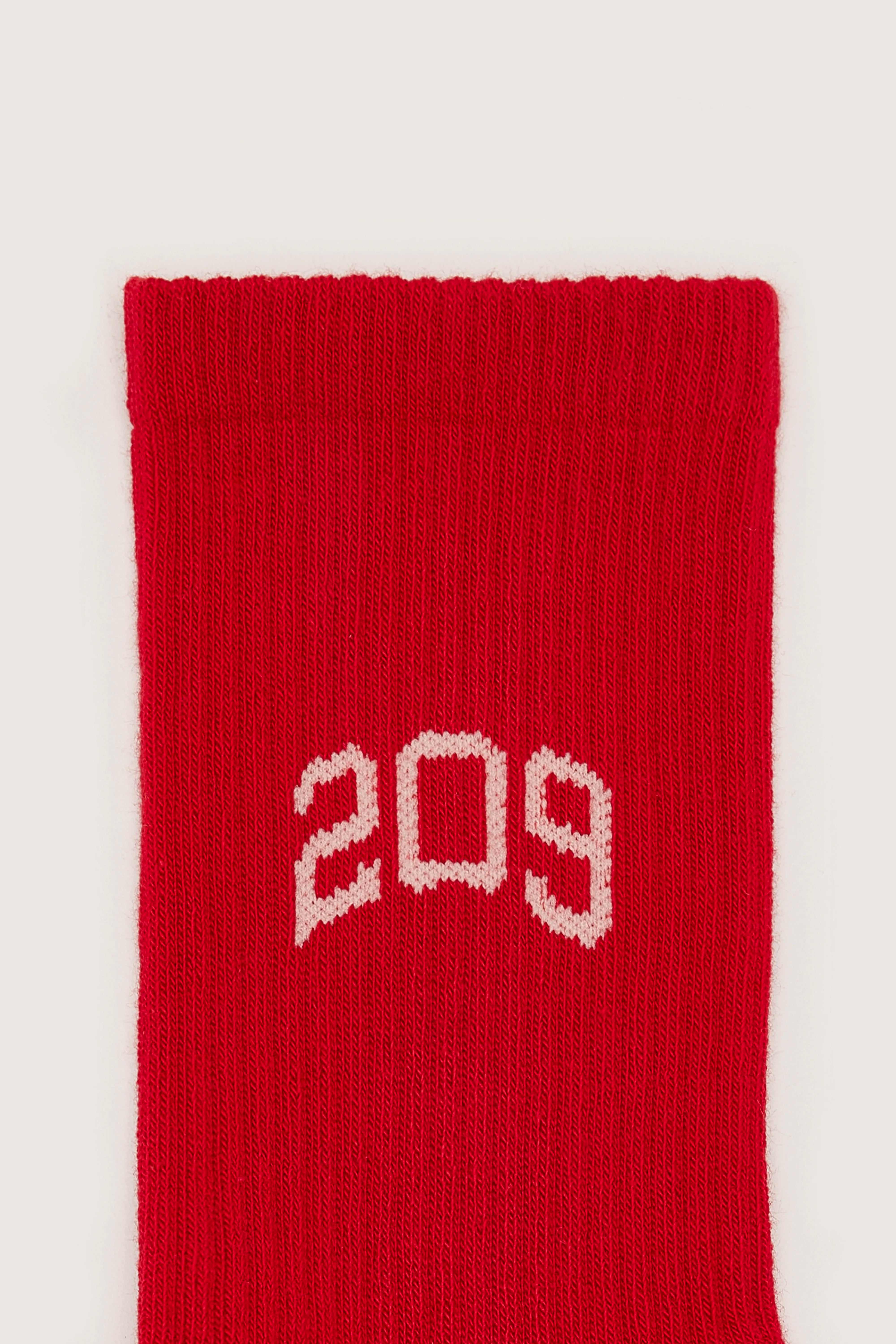 Basil Crew Socks - Goji / Off white For Boys | Bellerose