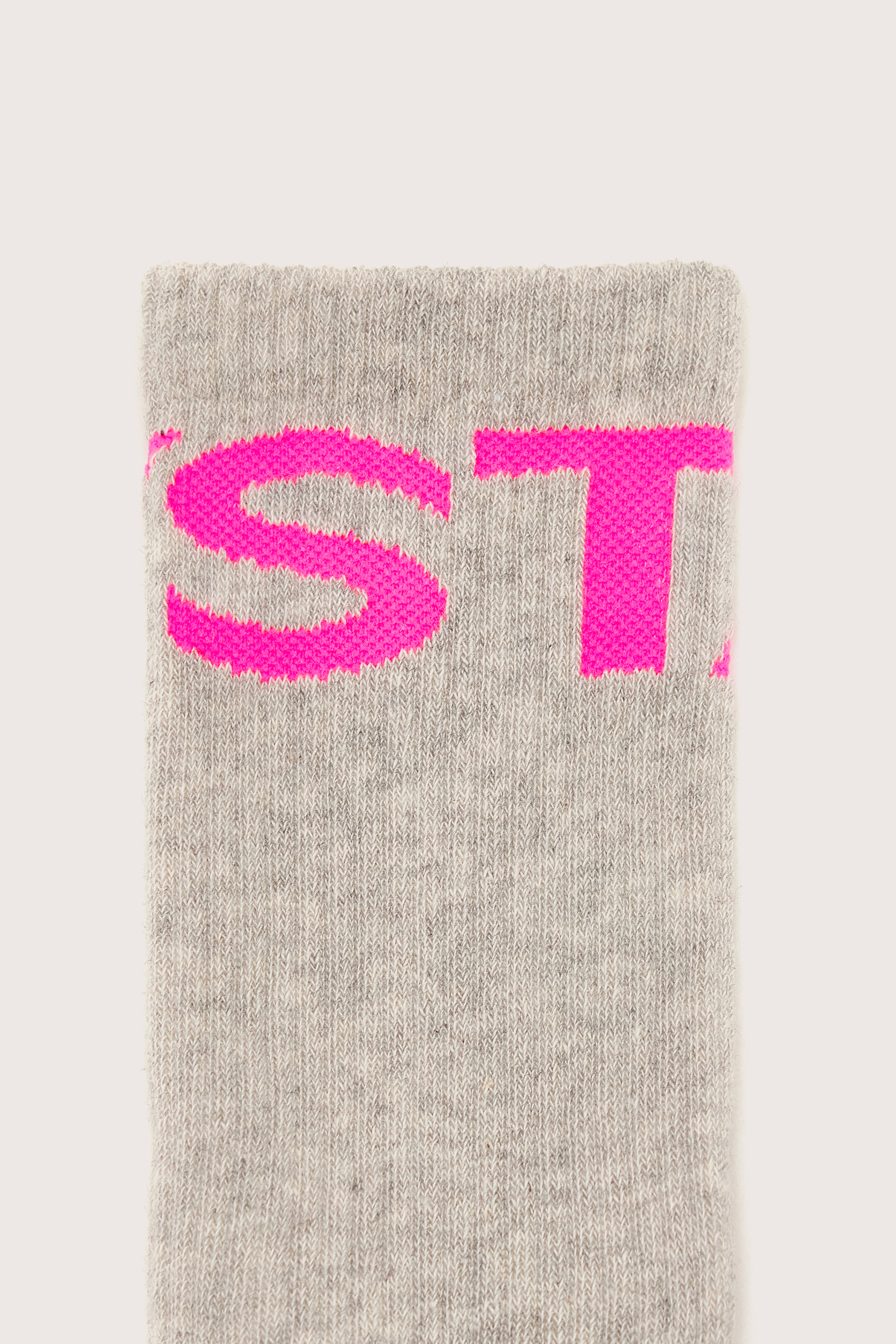 Buik Crew Socks - Fluo pink / H. grey For Boys | Bellerose