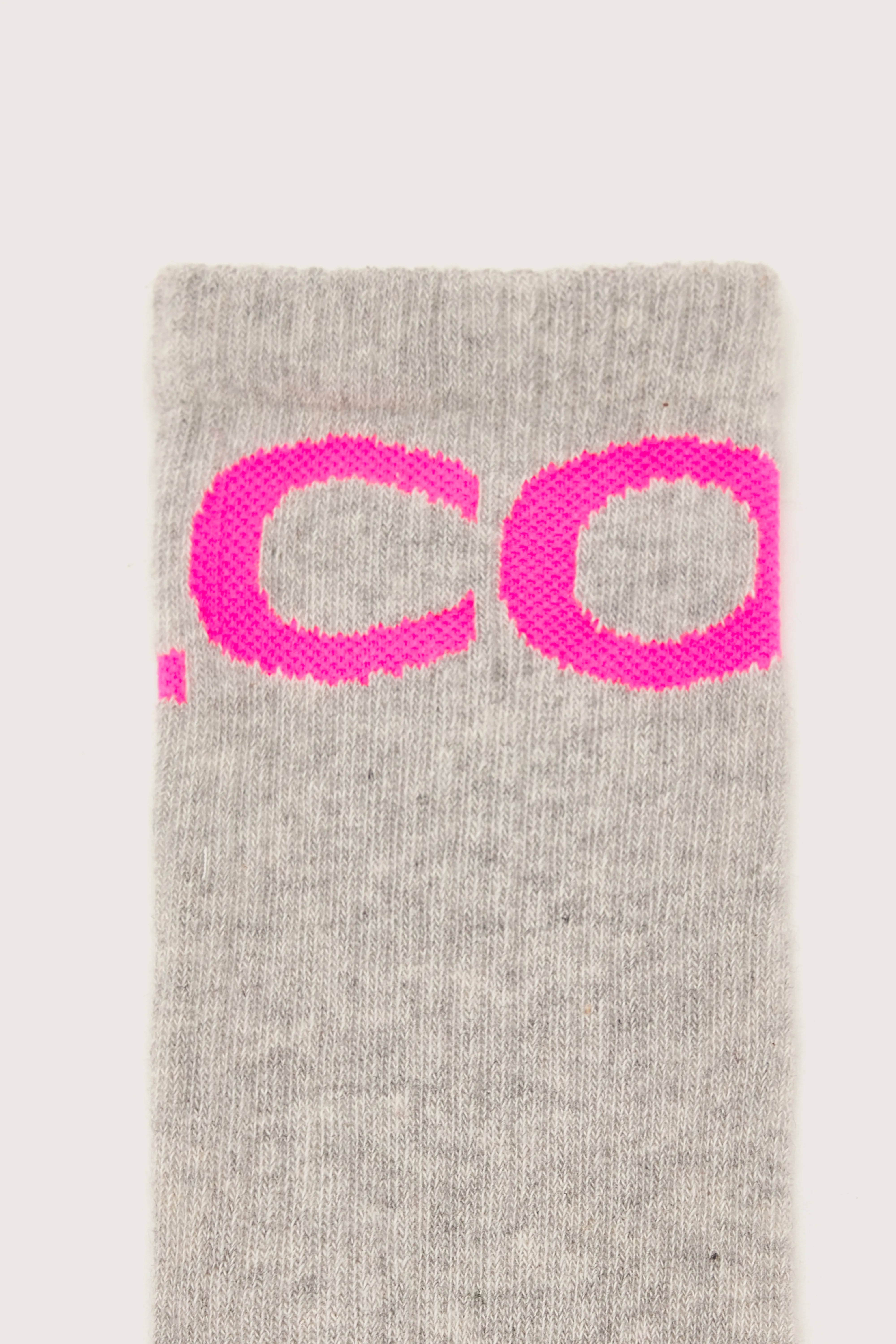 Buik Crew Socks - Fluo pink / H. grey For Boys | Bellerose