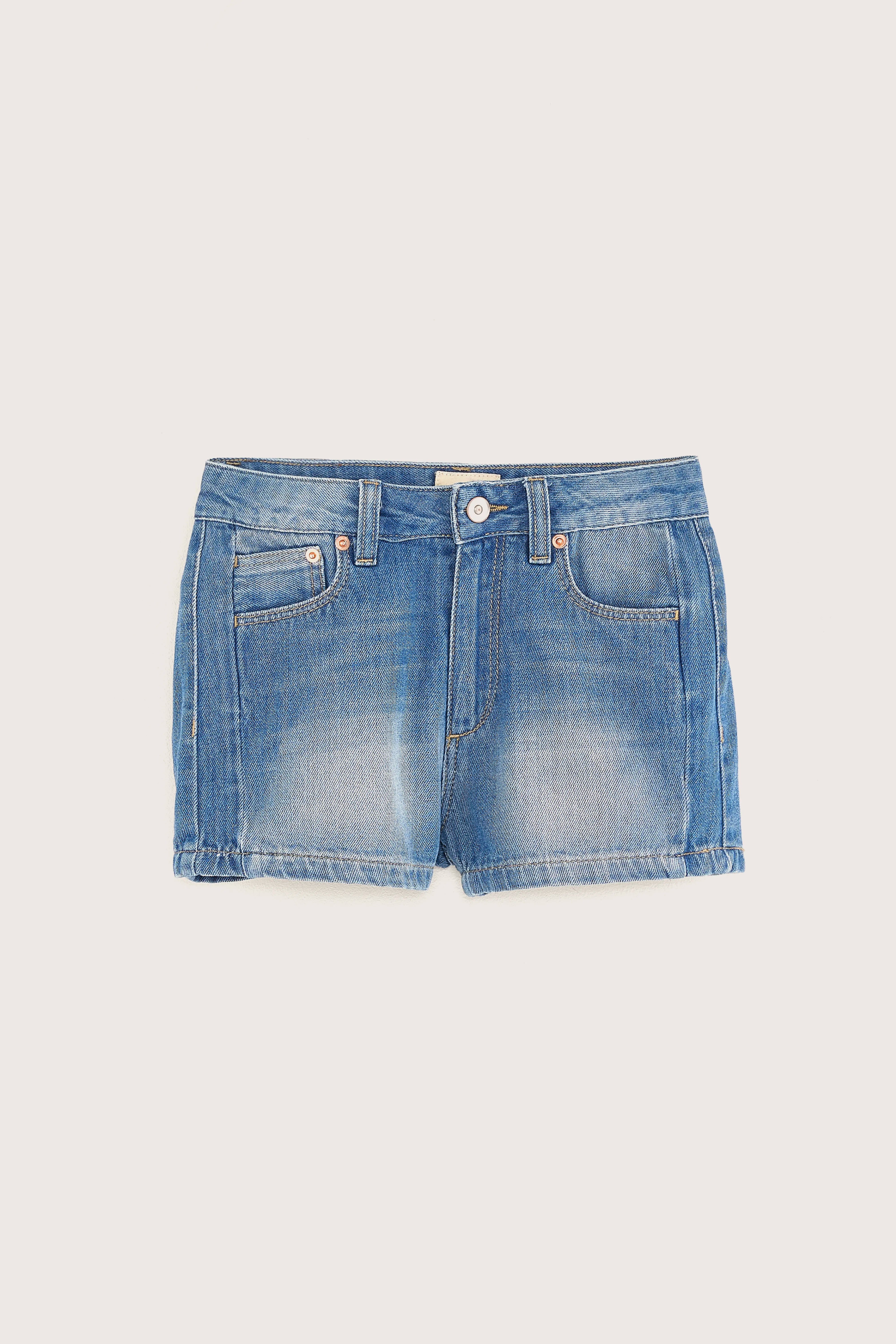 Pina Denim Shorts - Md blue bleach For Girls | Bellerose