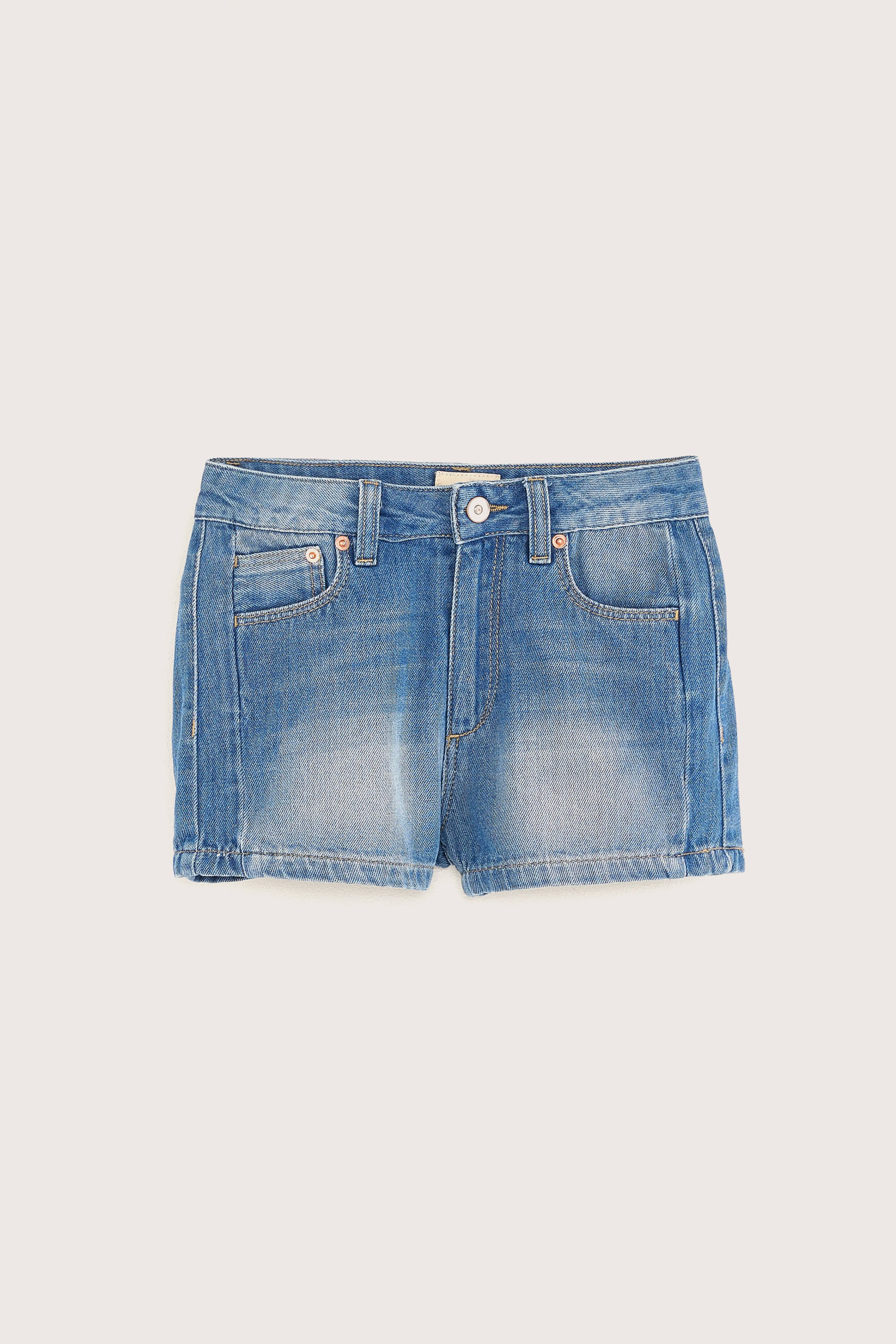 Pina Denimshort - Md blue bleach Voor Meisjes | Bellerose