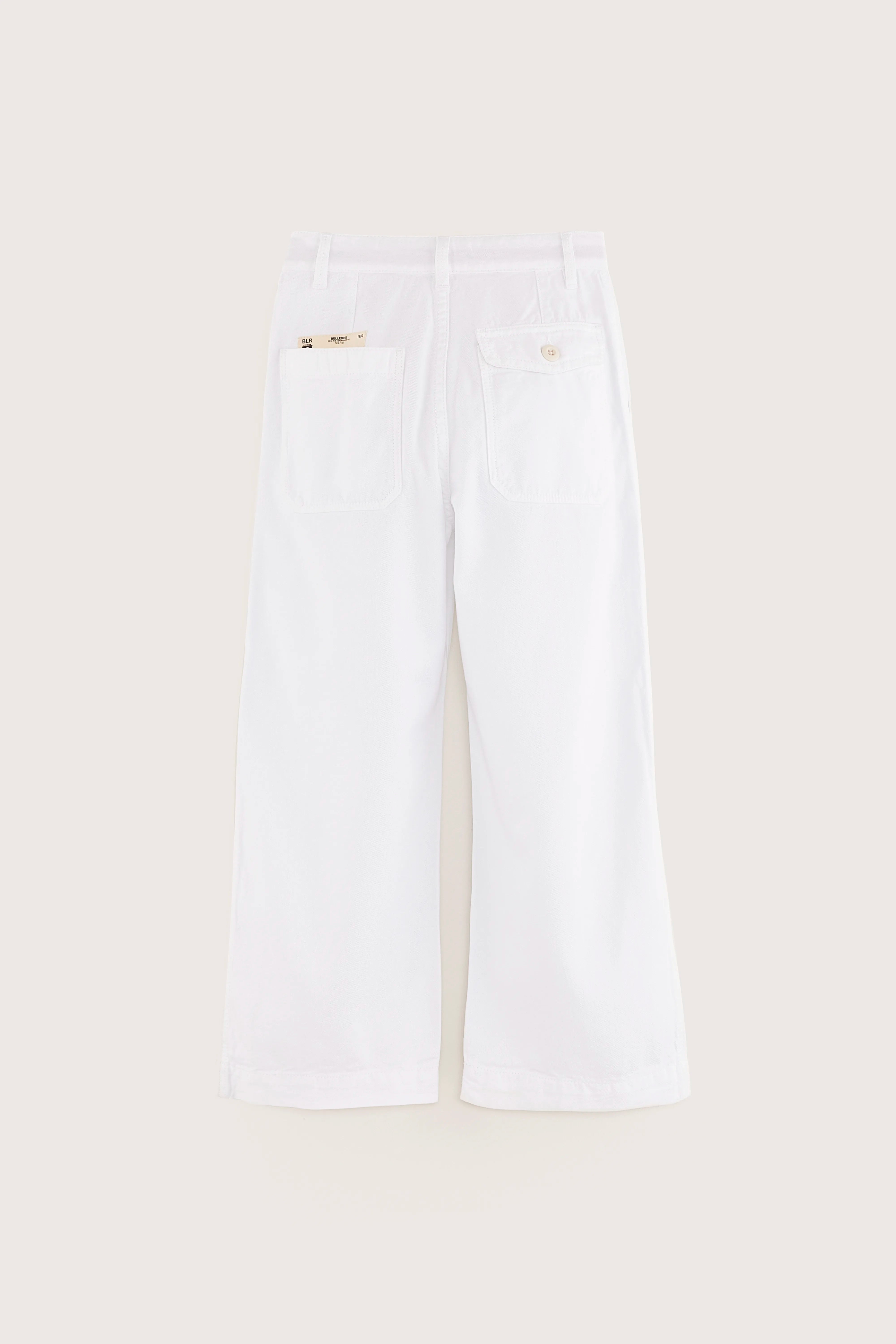 Prisha Workwear Broek - White Voor Meisjes | Bellerose