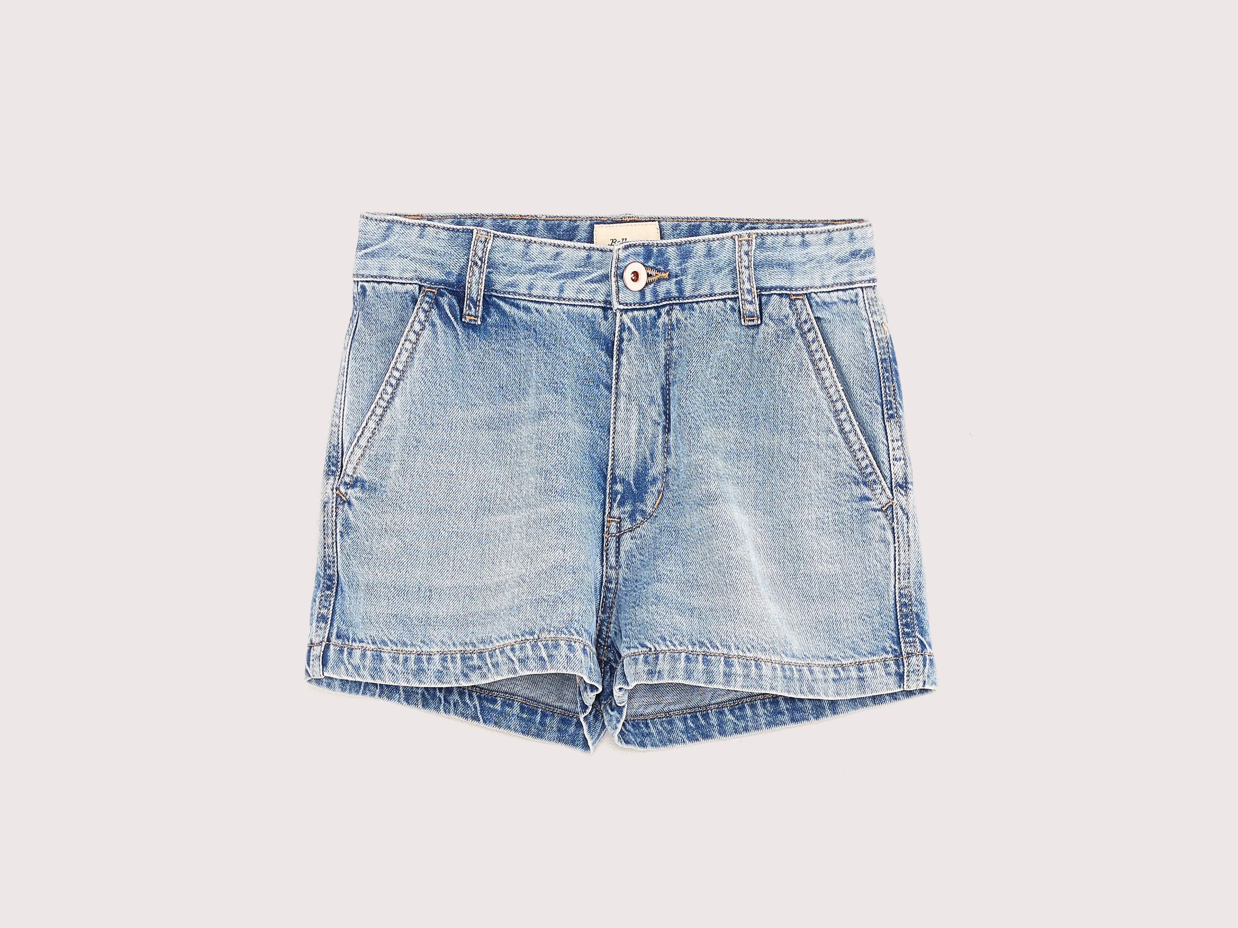 Kristen regular denim shorts (251 / G / LT BLUE BLEACH)