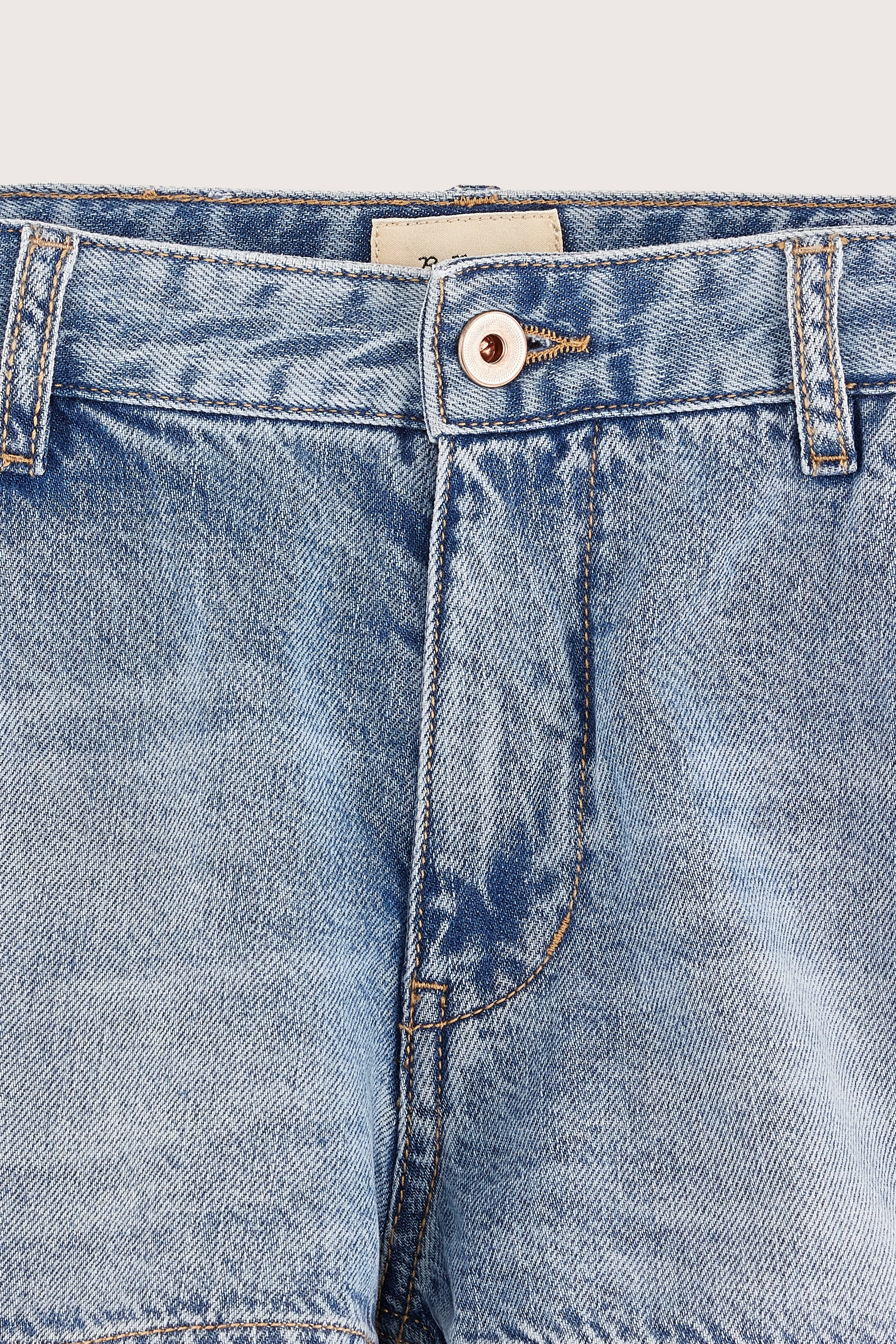 Kristen Regular Denim Shorts - Lt blue bleach For Girls | Bellerose