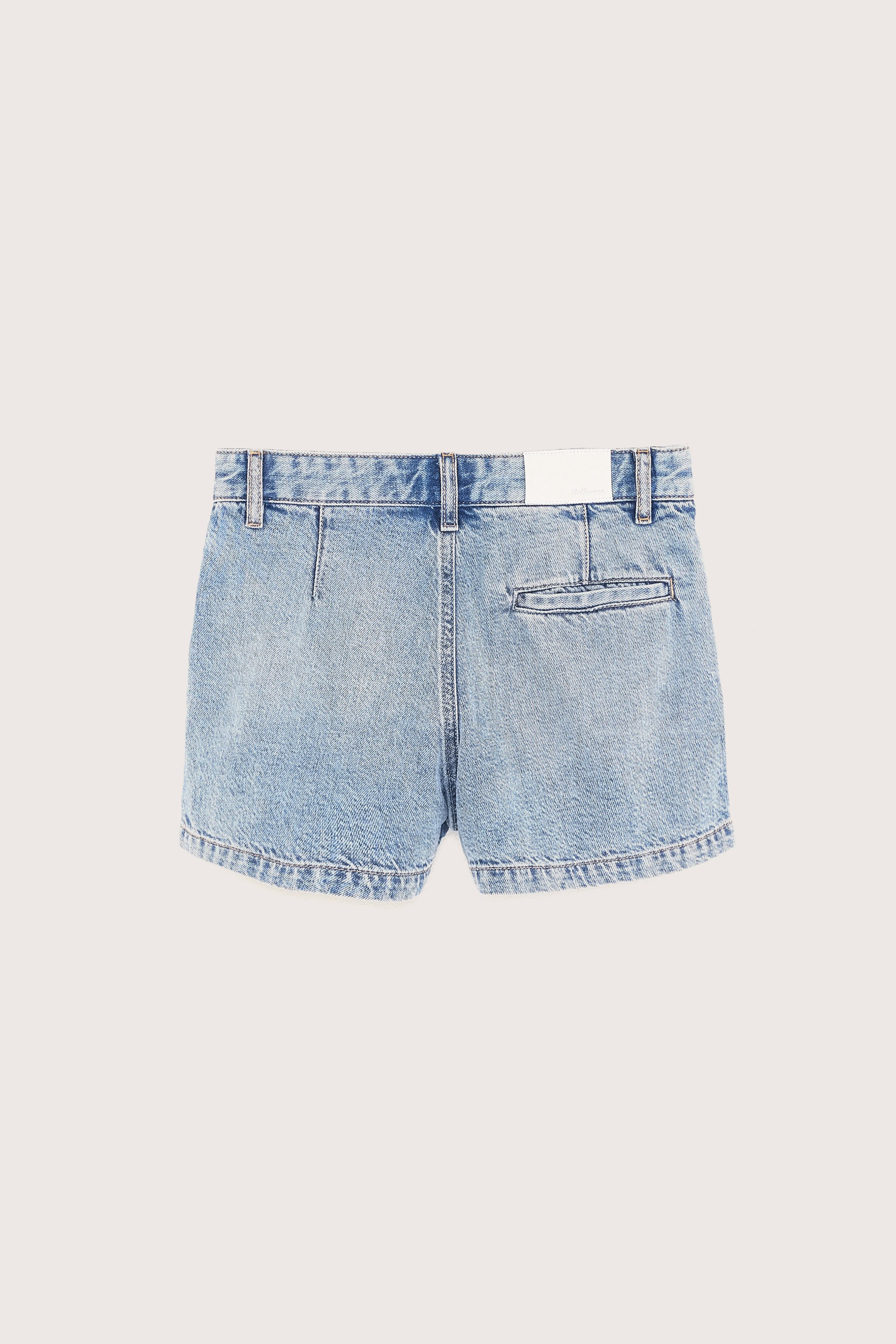 Kristen Regular Denim Shorts - Lt blue bleach For Girls | Bellerose