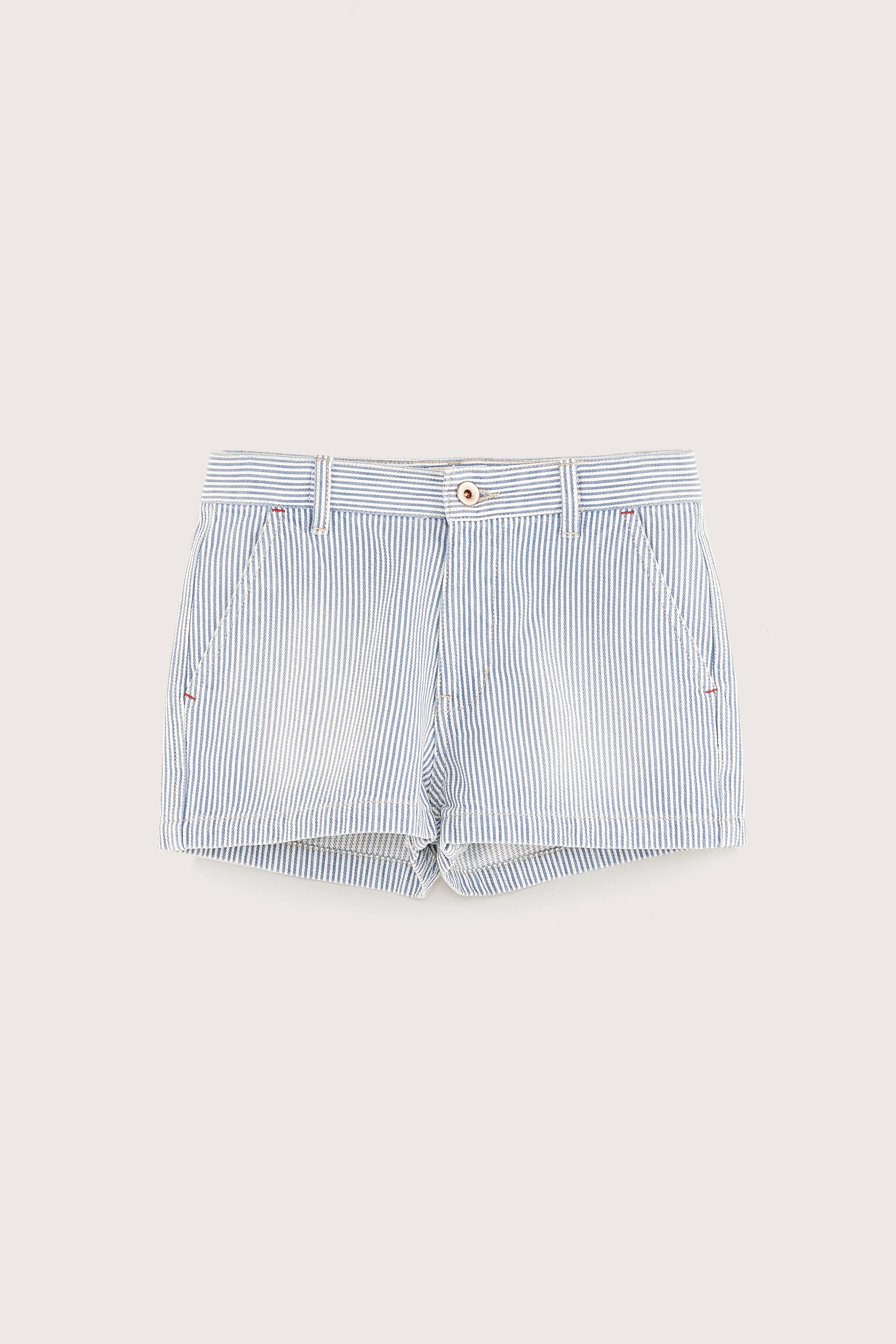Kristen Regular Denim Shorts - Chambray / Vintage white For Girls | Bellerose