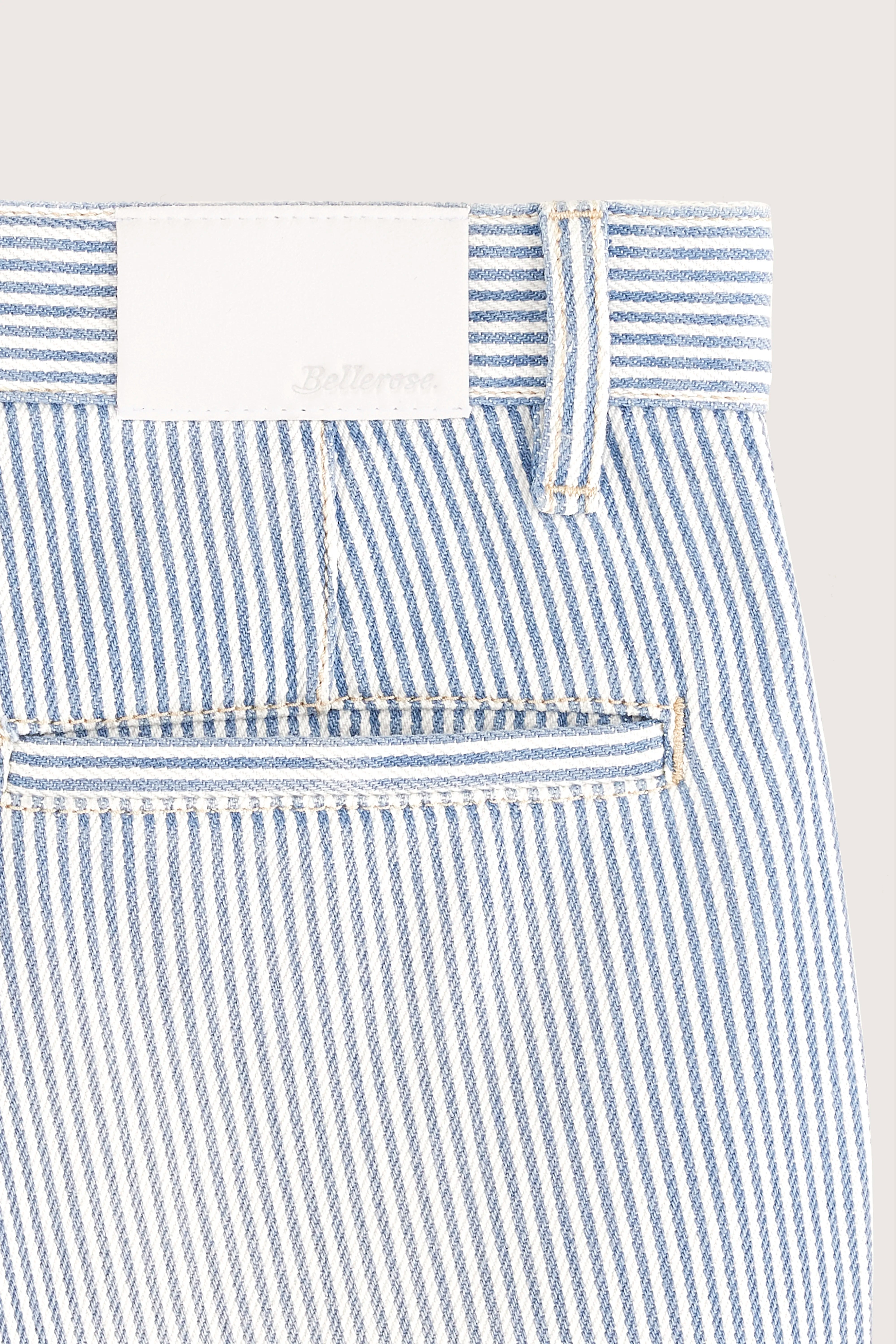 Kristen Regular Denim Shorts - Chambray / Vintage white For Girls | Bellerose