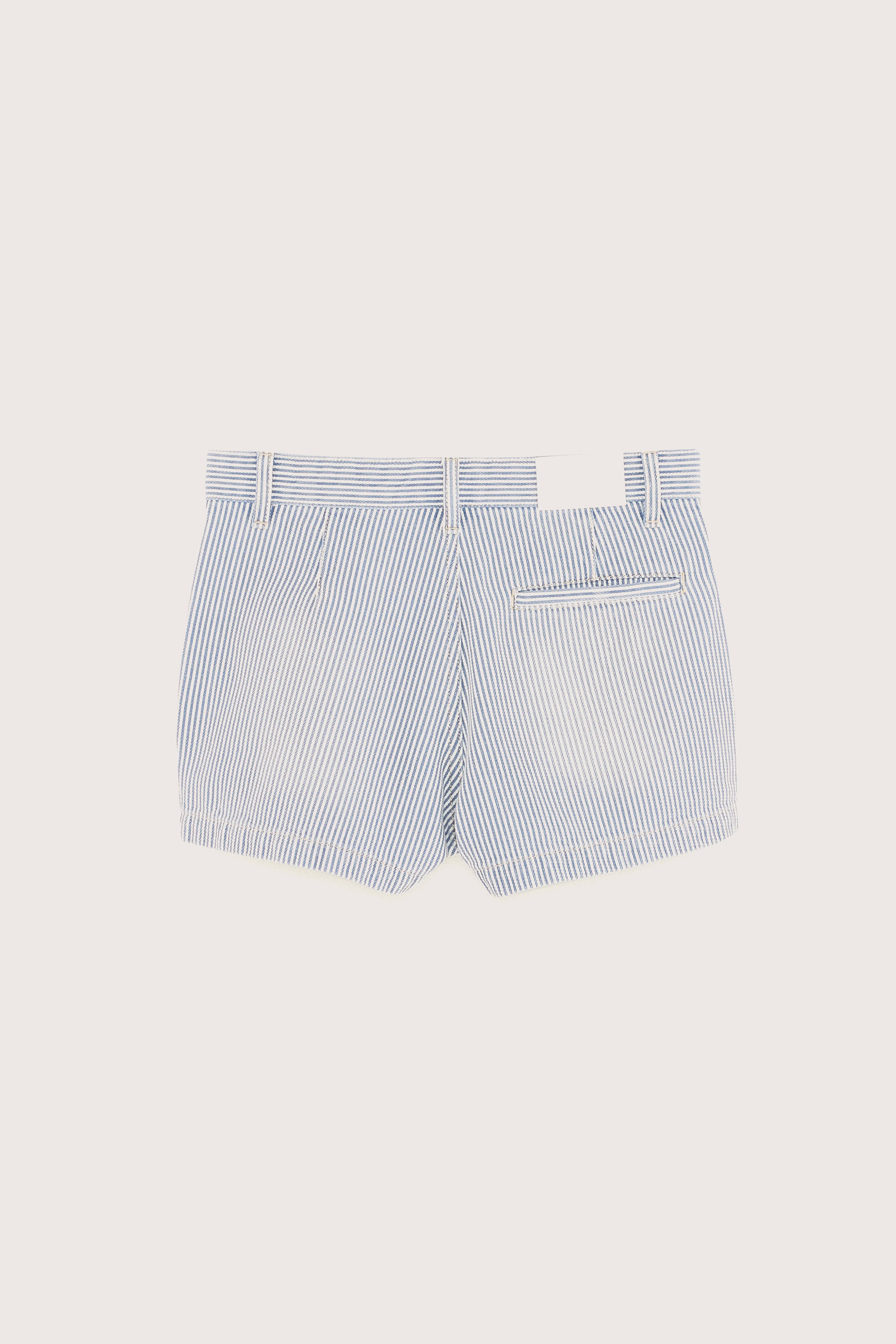 Kristen Klassieke Denimshort - Chambray / Vintage white Voor Meisjes | Bellerose