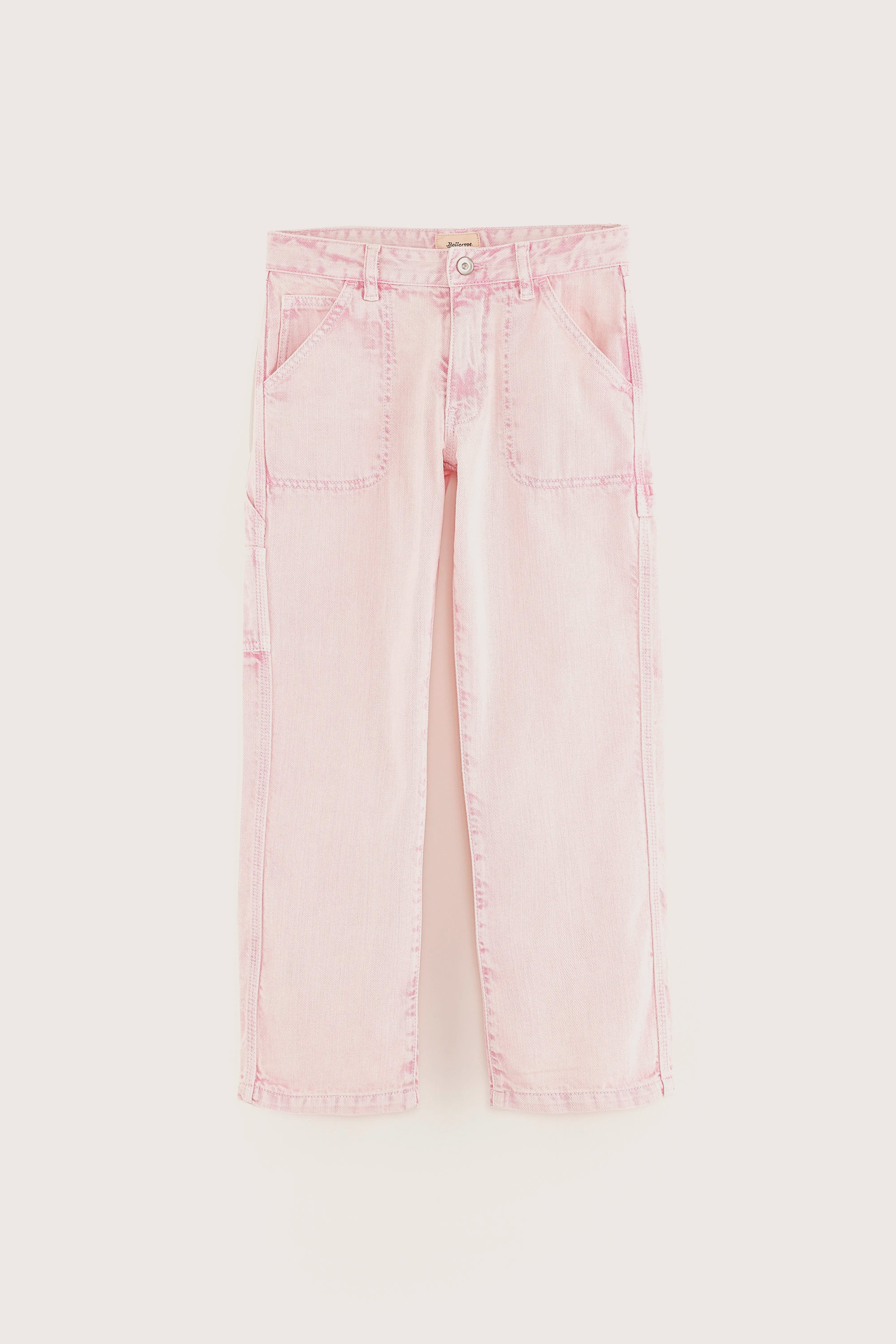 Pantalon Style Carpenter Phoeby - Cotton candy Pour Fille | Bellerose