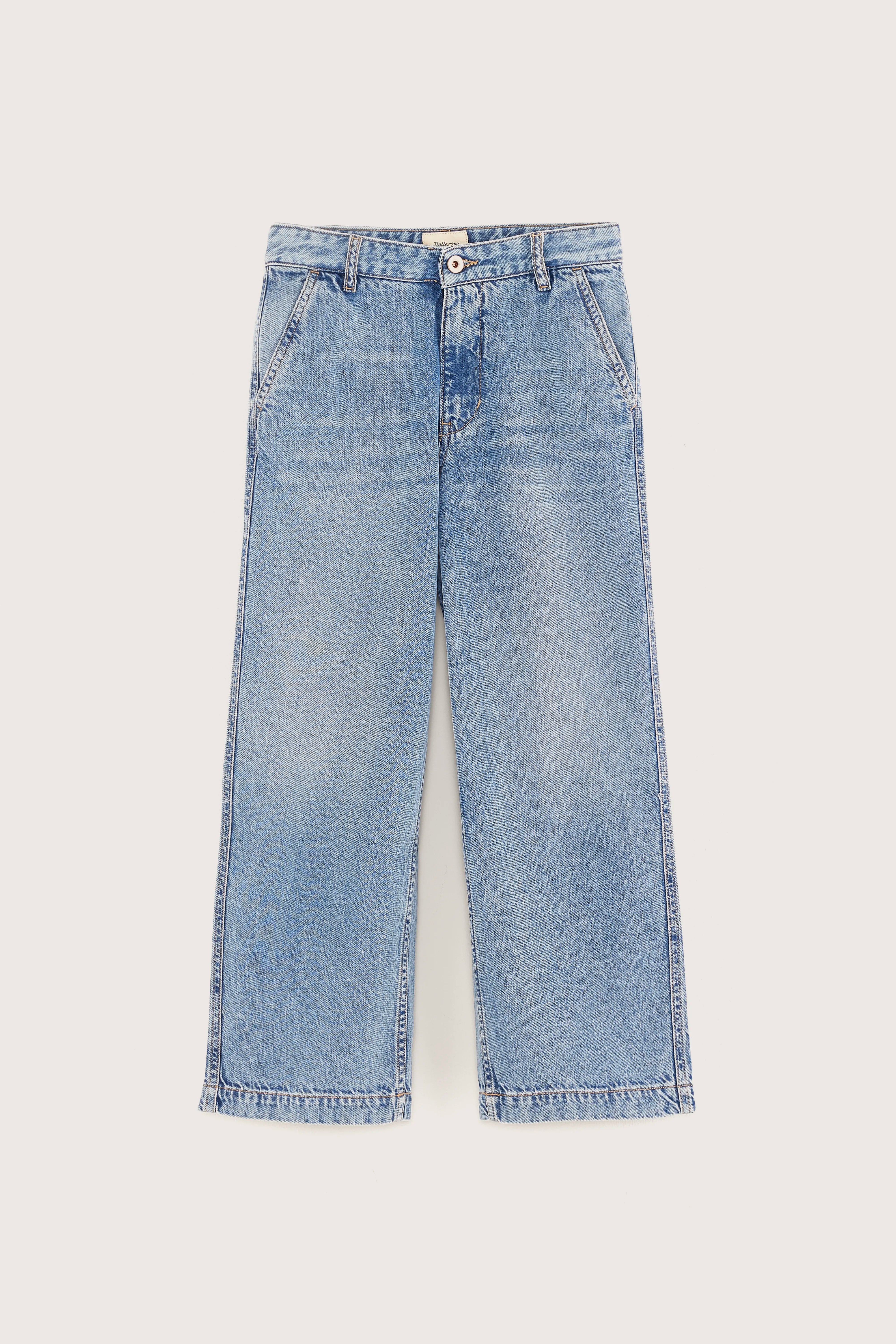 Kristin Wide Jeans - Lt blue bleach For Girls | Bellerose