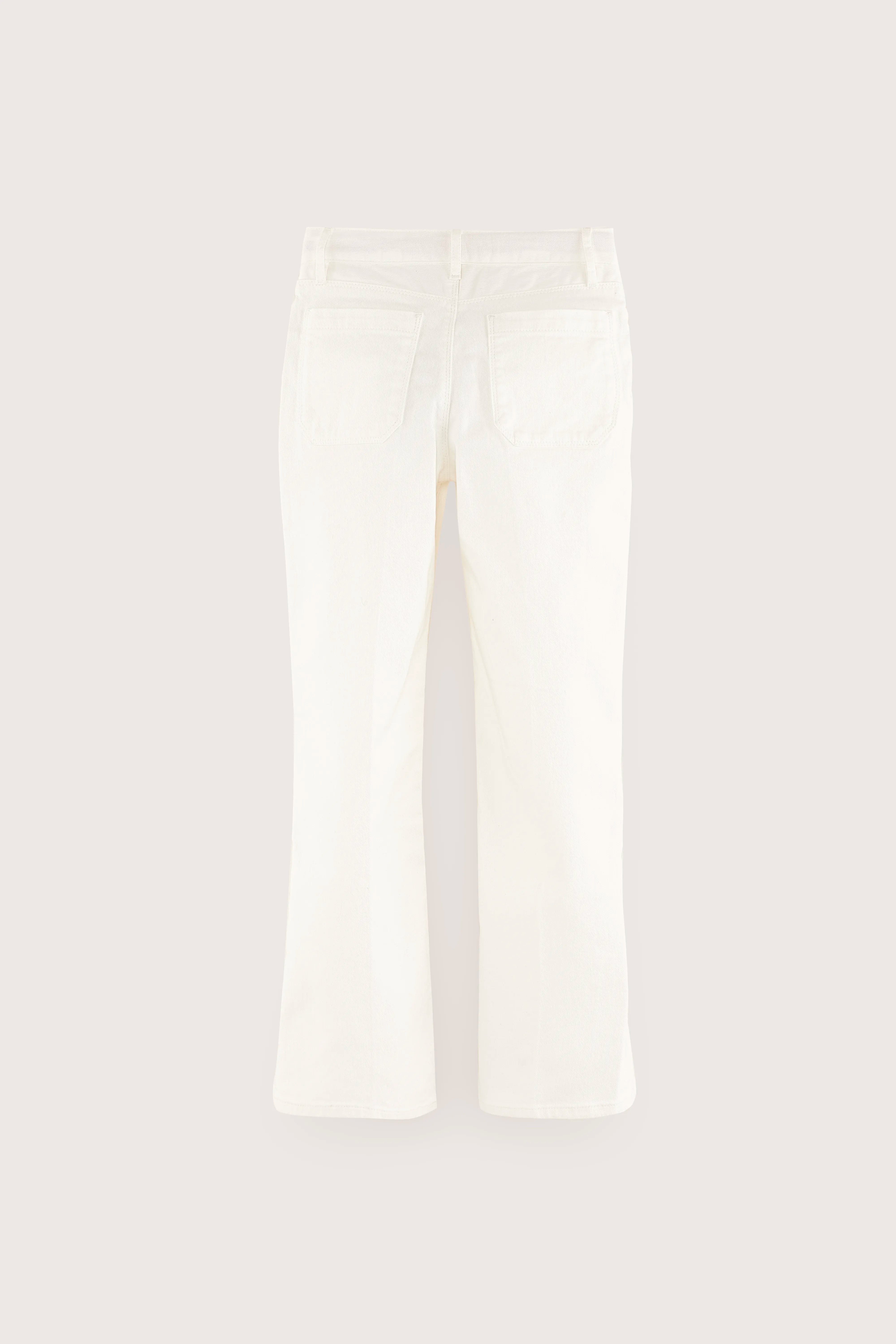 Pepy Flared Jeans - Off white For Girls | Bellerose