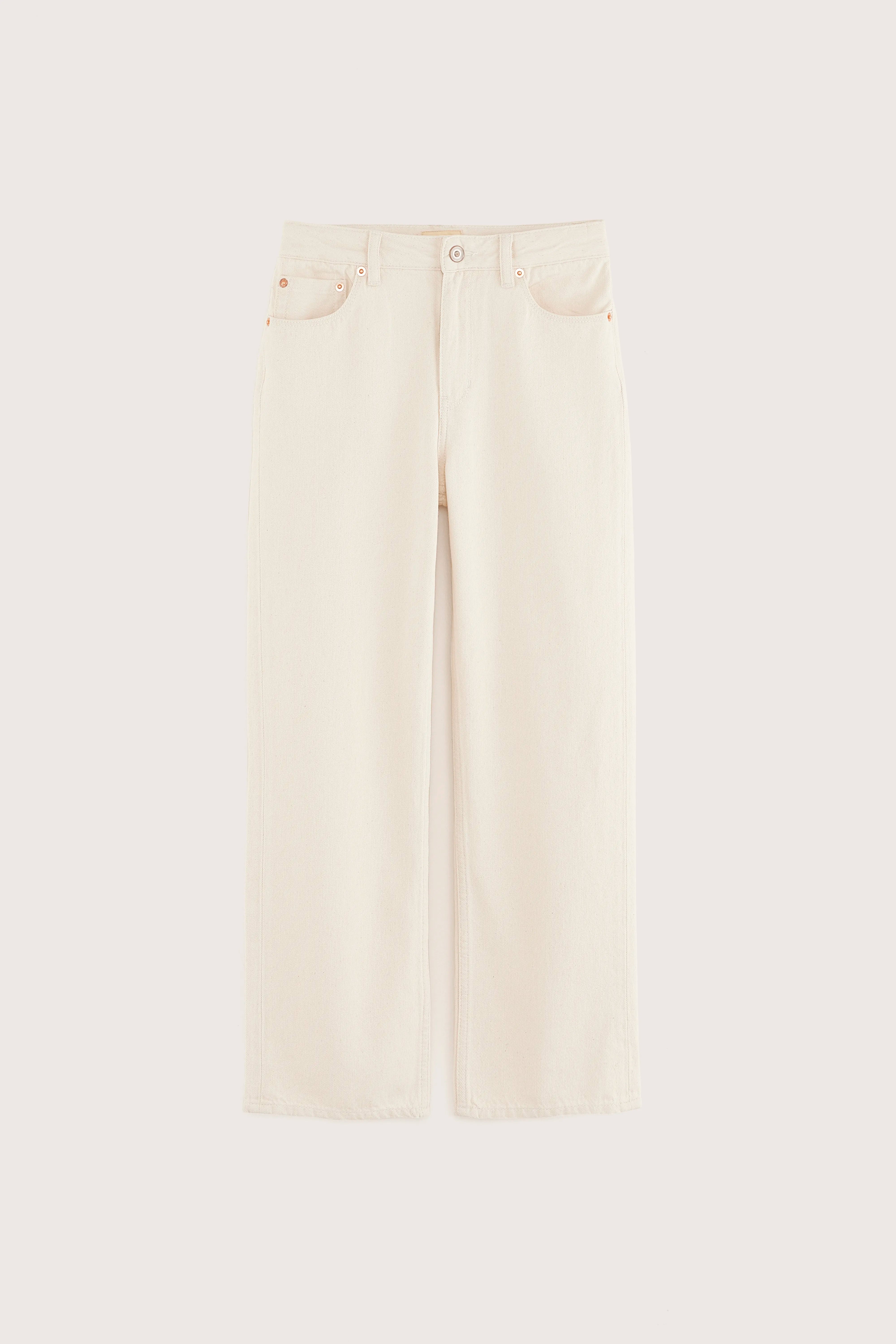 Pearlie Straight Jeans - White For Girls | Bellerose