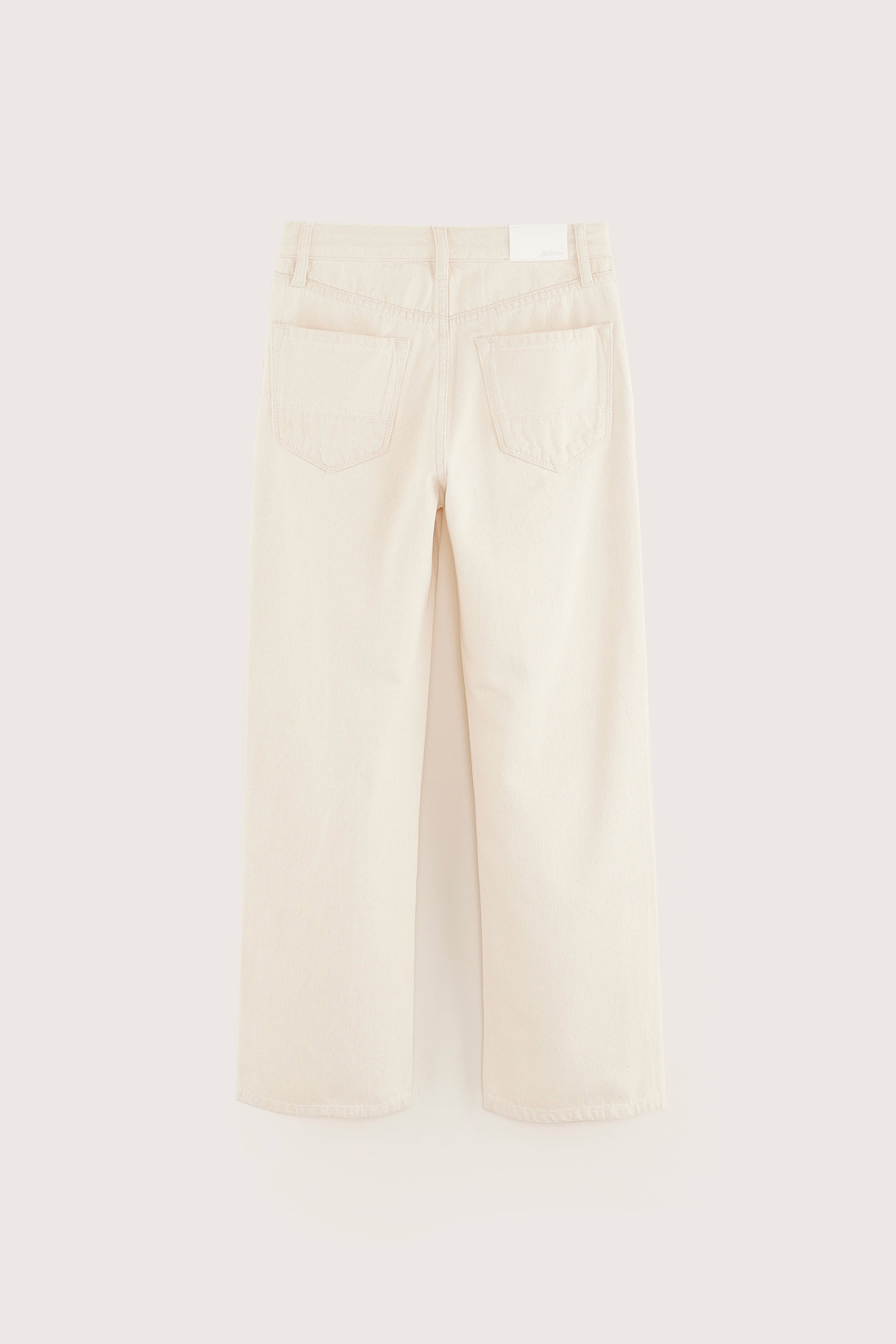 Pearlie Straight Jeans - White For Girls | Bellerose