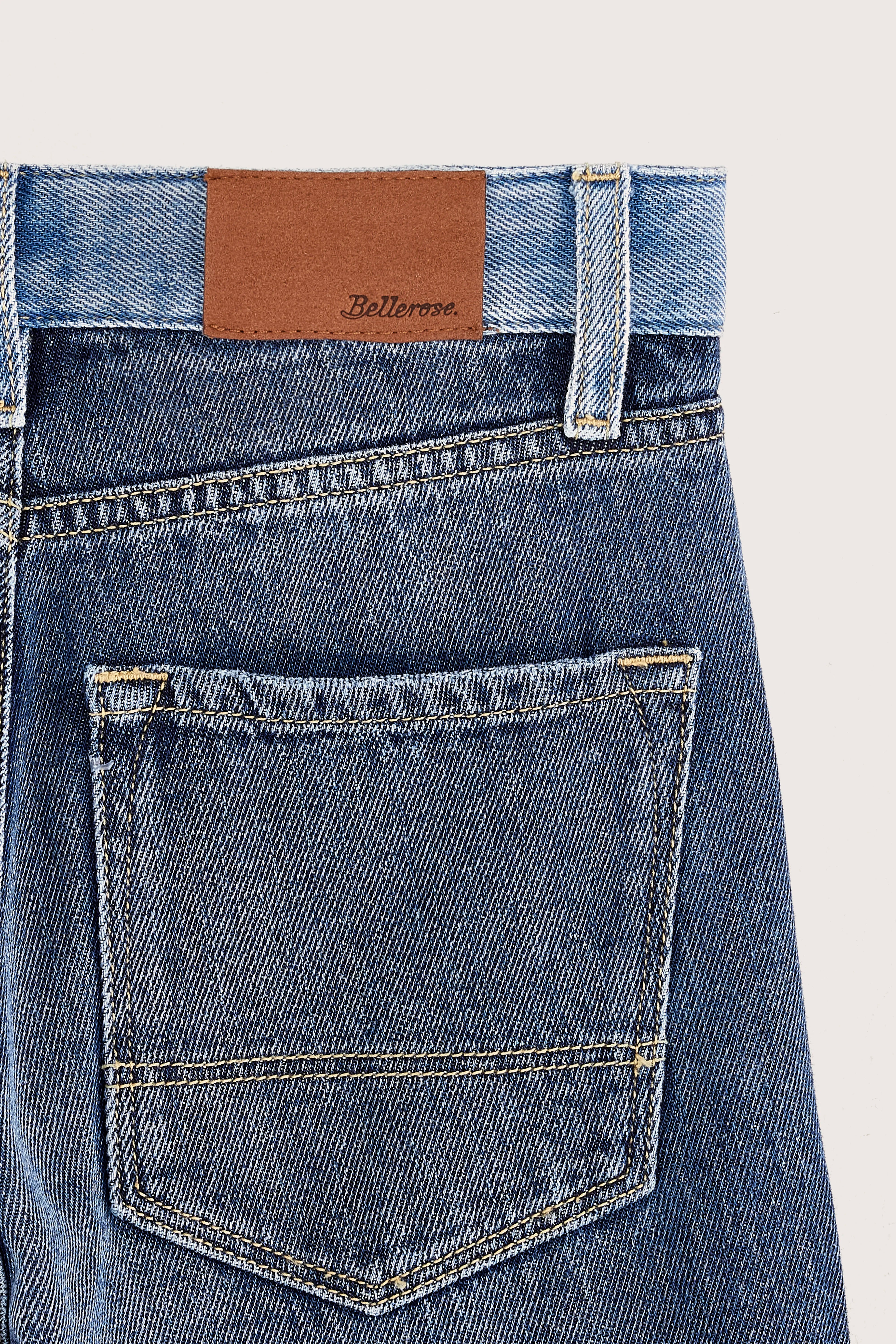 Jean Évasé Wanda - Md blue bleach Pour Fille | Bellerose