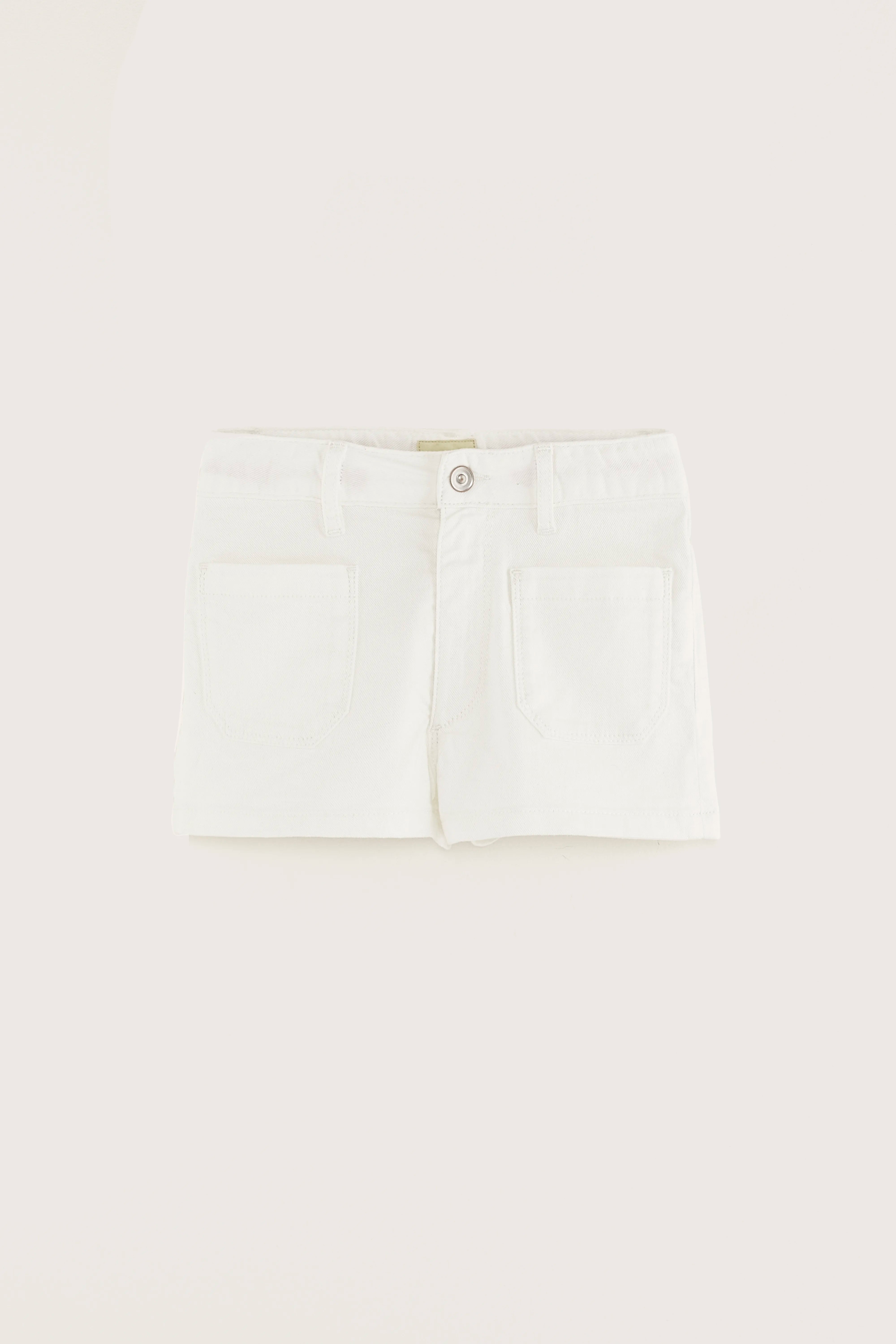 Preppy Denim Shorts - Off white For Girls | Bellerose
