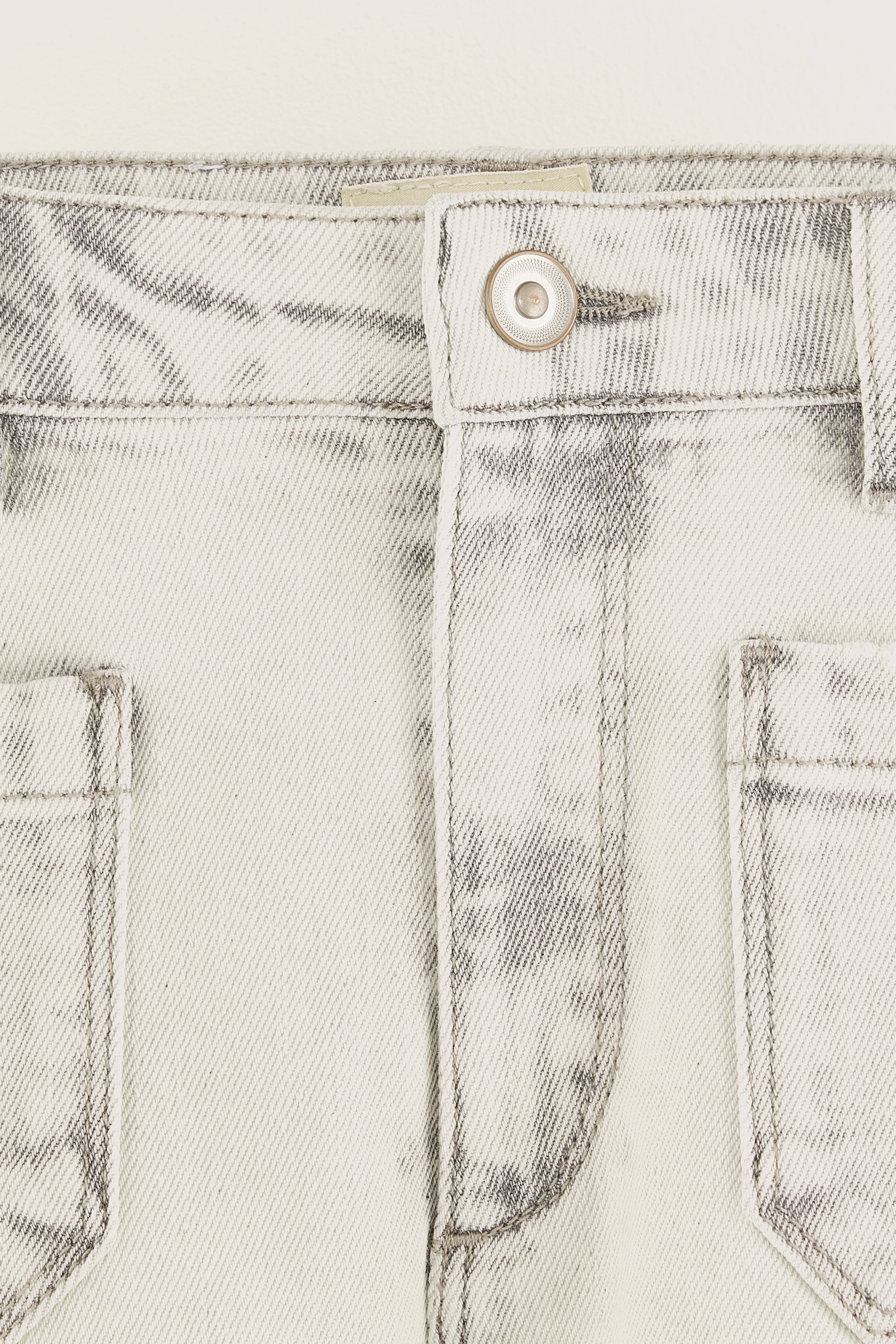 Preppy Denim Shorts - Grey bleach For Girls | Bellerose