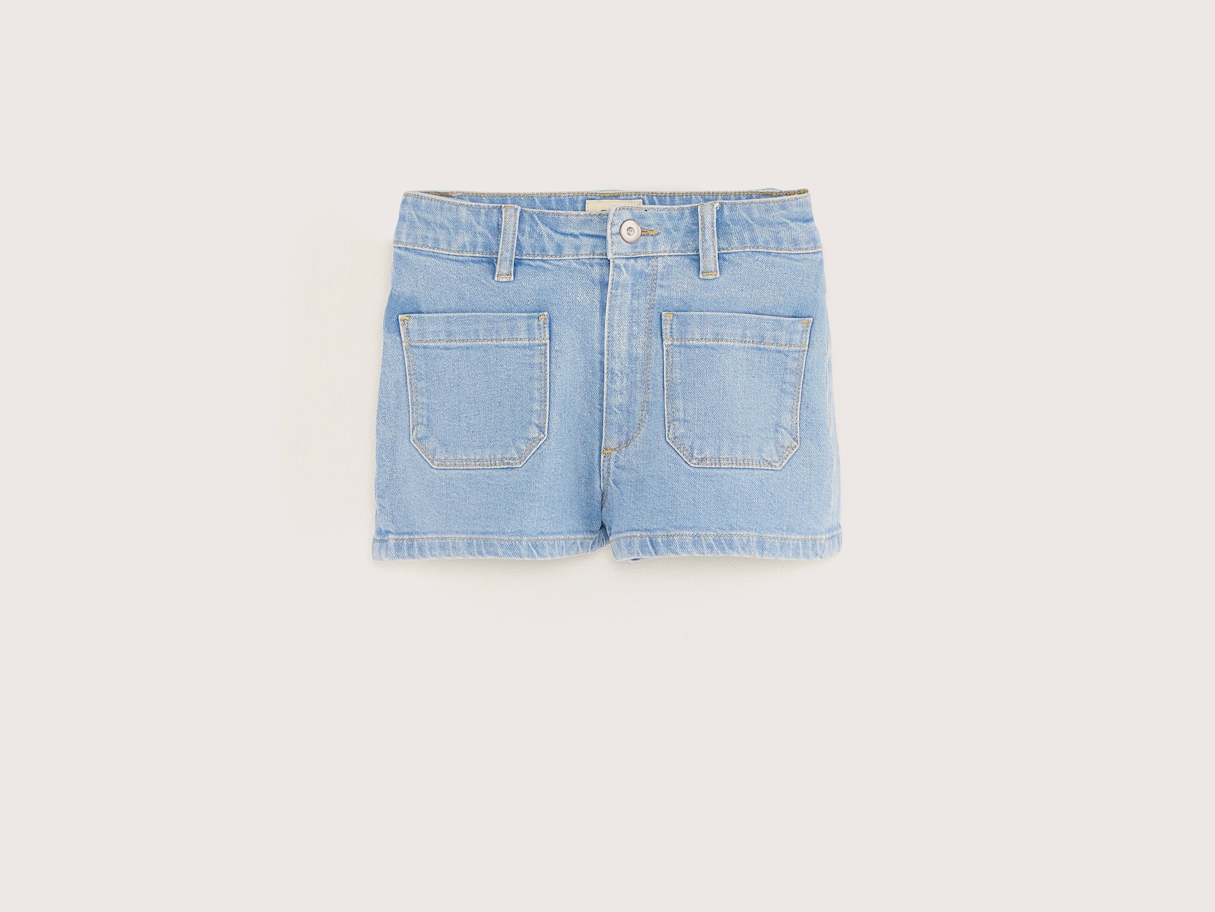 Short en jean Preppy (251 / G / LT BLUE STONE)