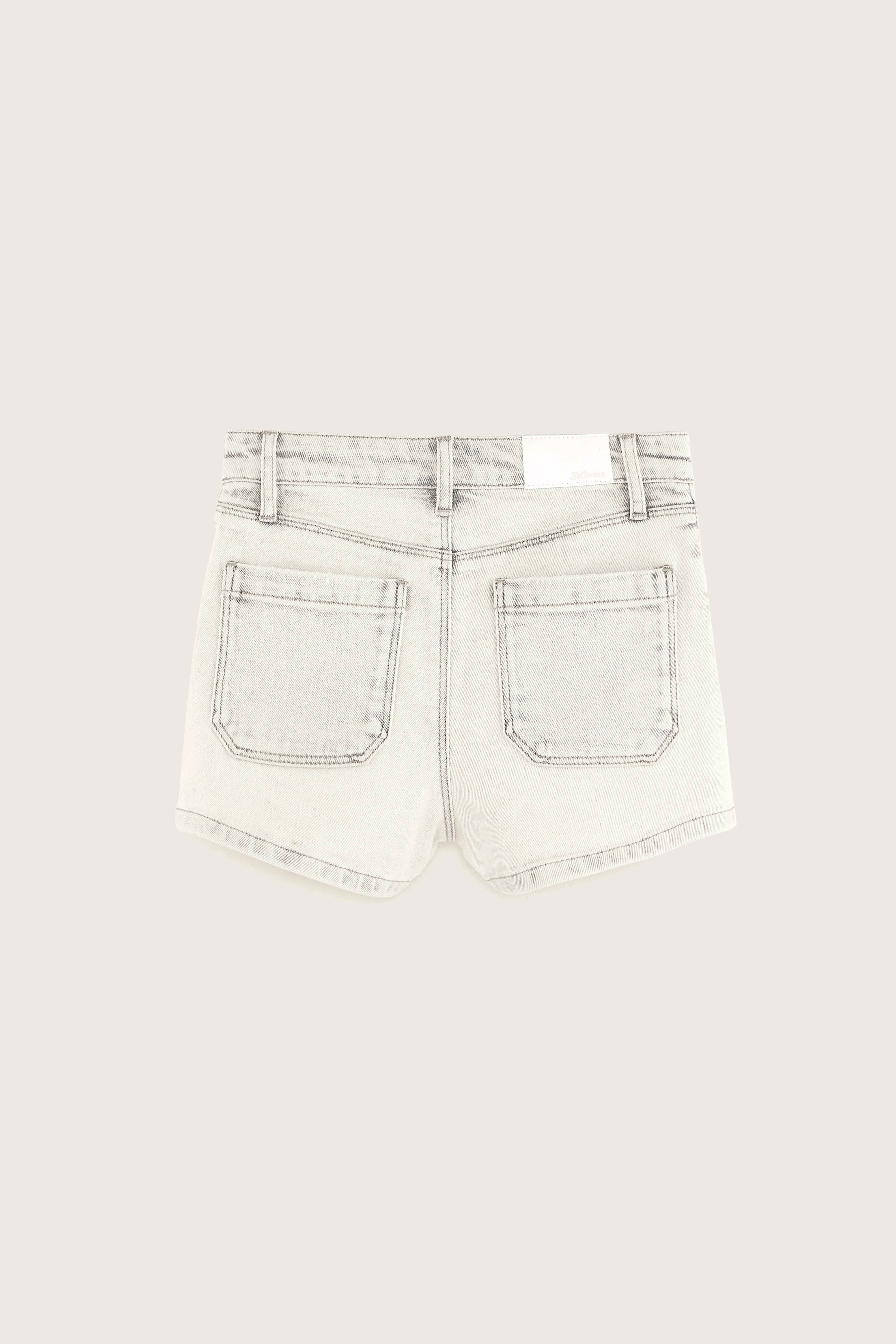 Short en jean Preppy (251 / G / GREY BLEACH)