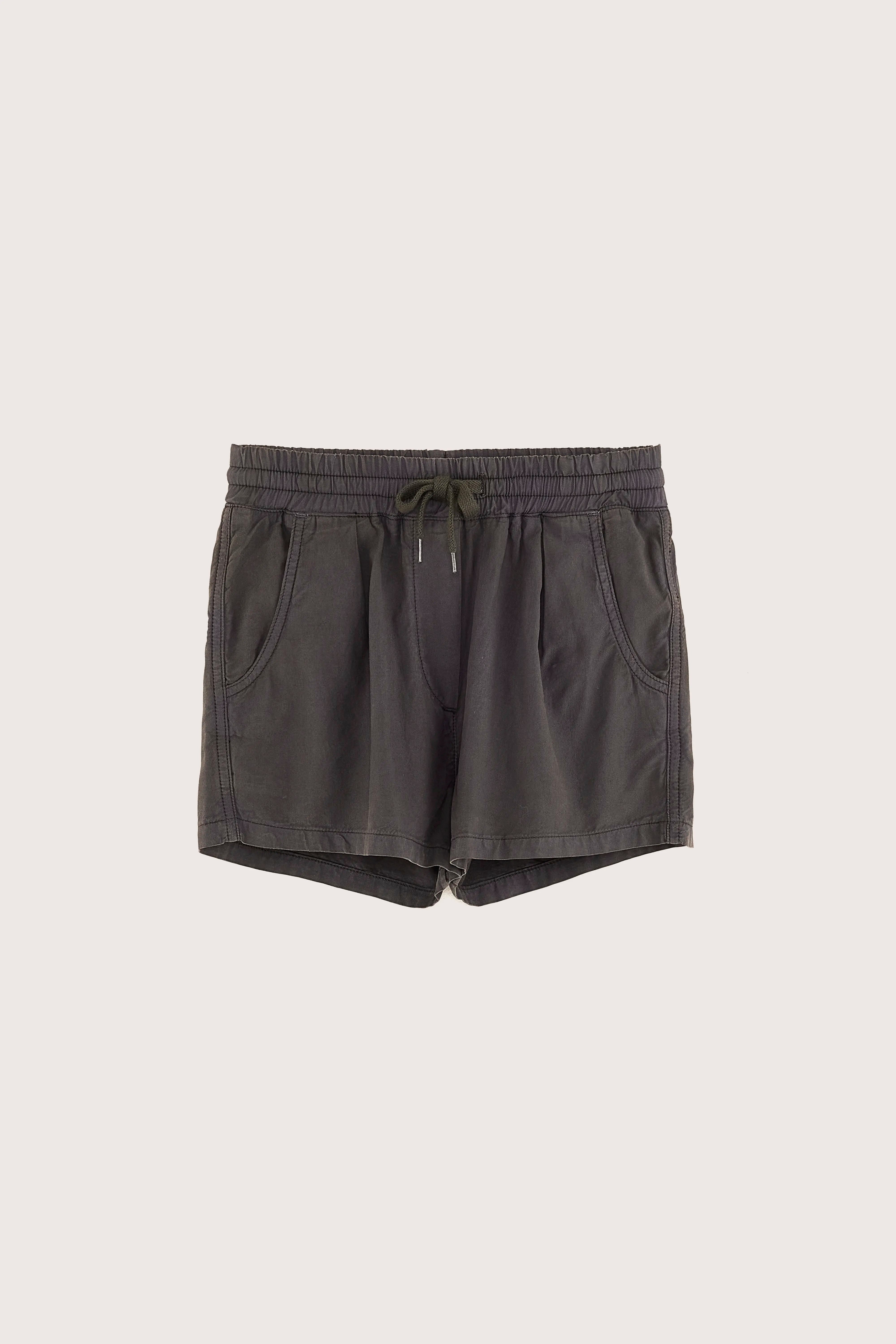 Kate Relaxed Shorts - Black sand For Girls | Bellerose
