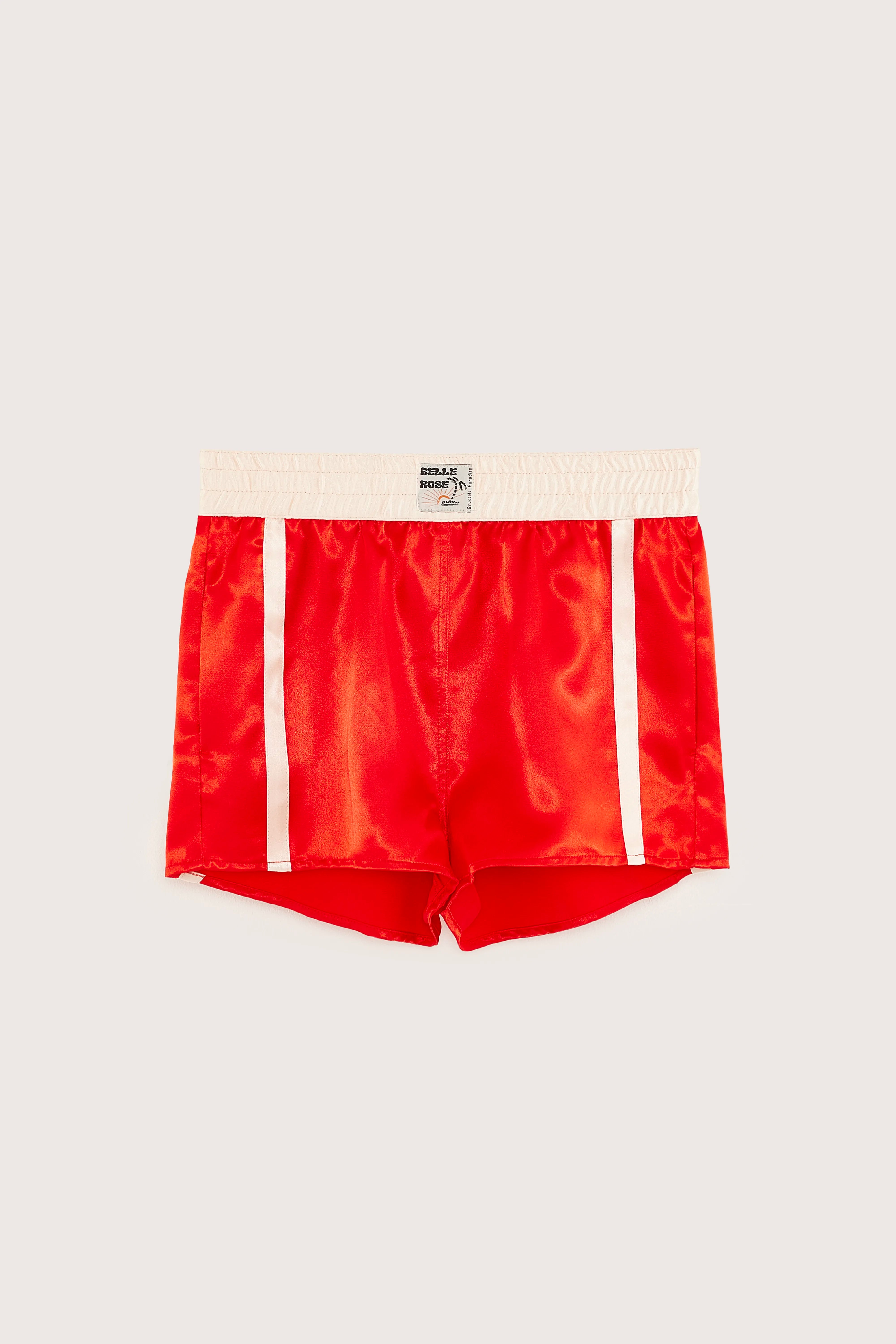 Phenix Relaxed Shorts - Massai red / Whisper For Girls | Bellerose