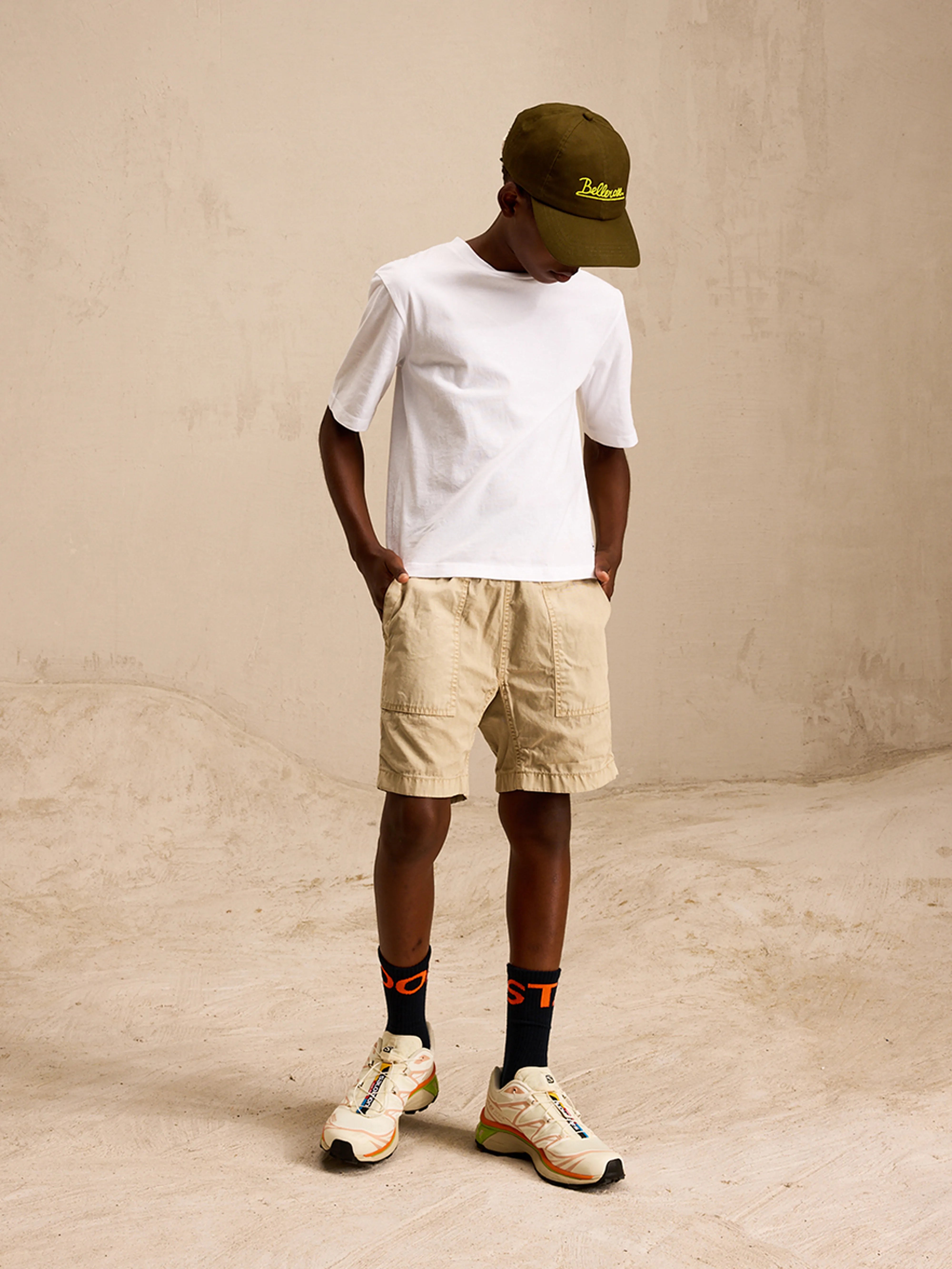 Wess Baggy Shorts - Bone For Boys | Bellerose