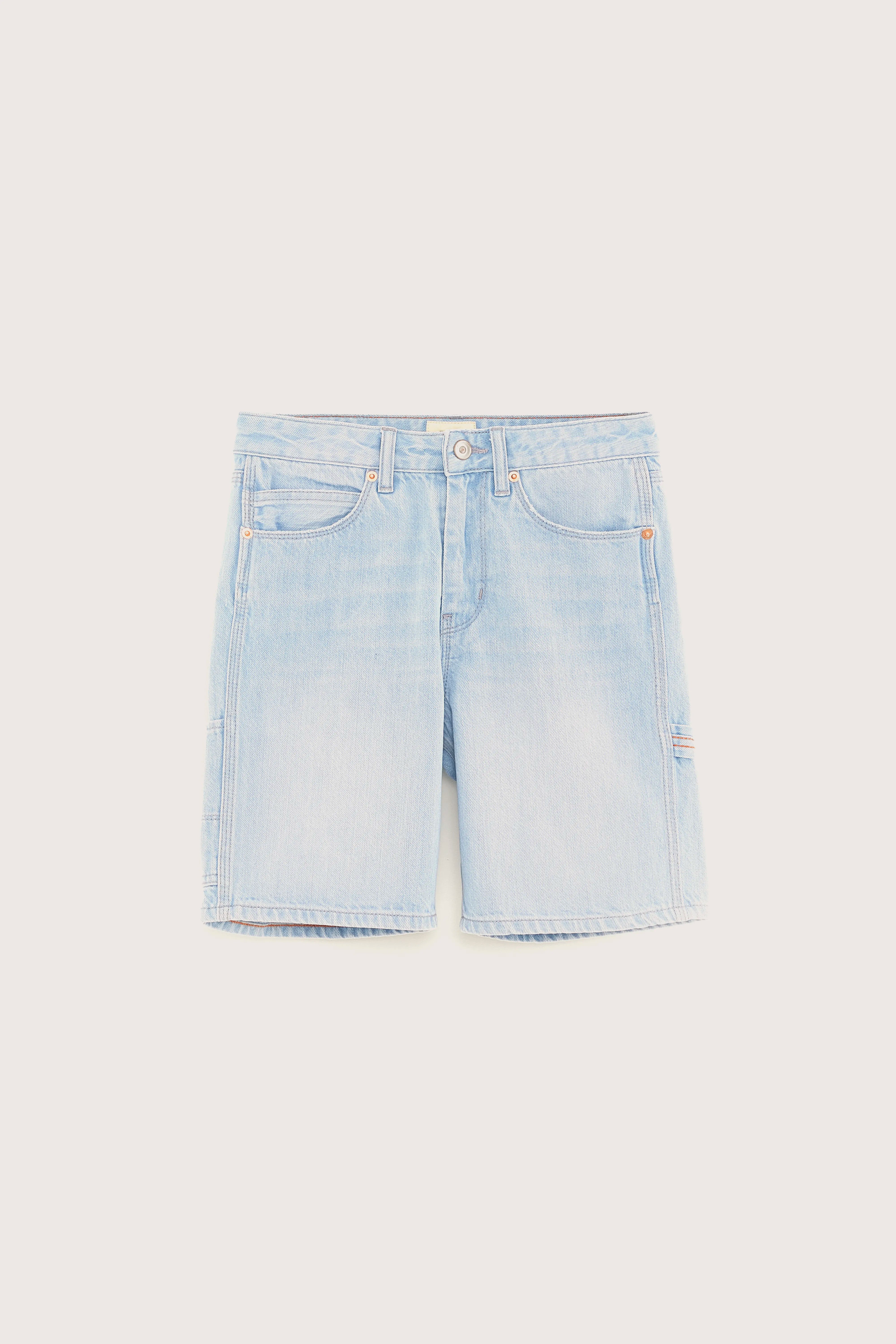 Peers Denim Shorts - Lt blue bleach For Boys | Bellerose