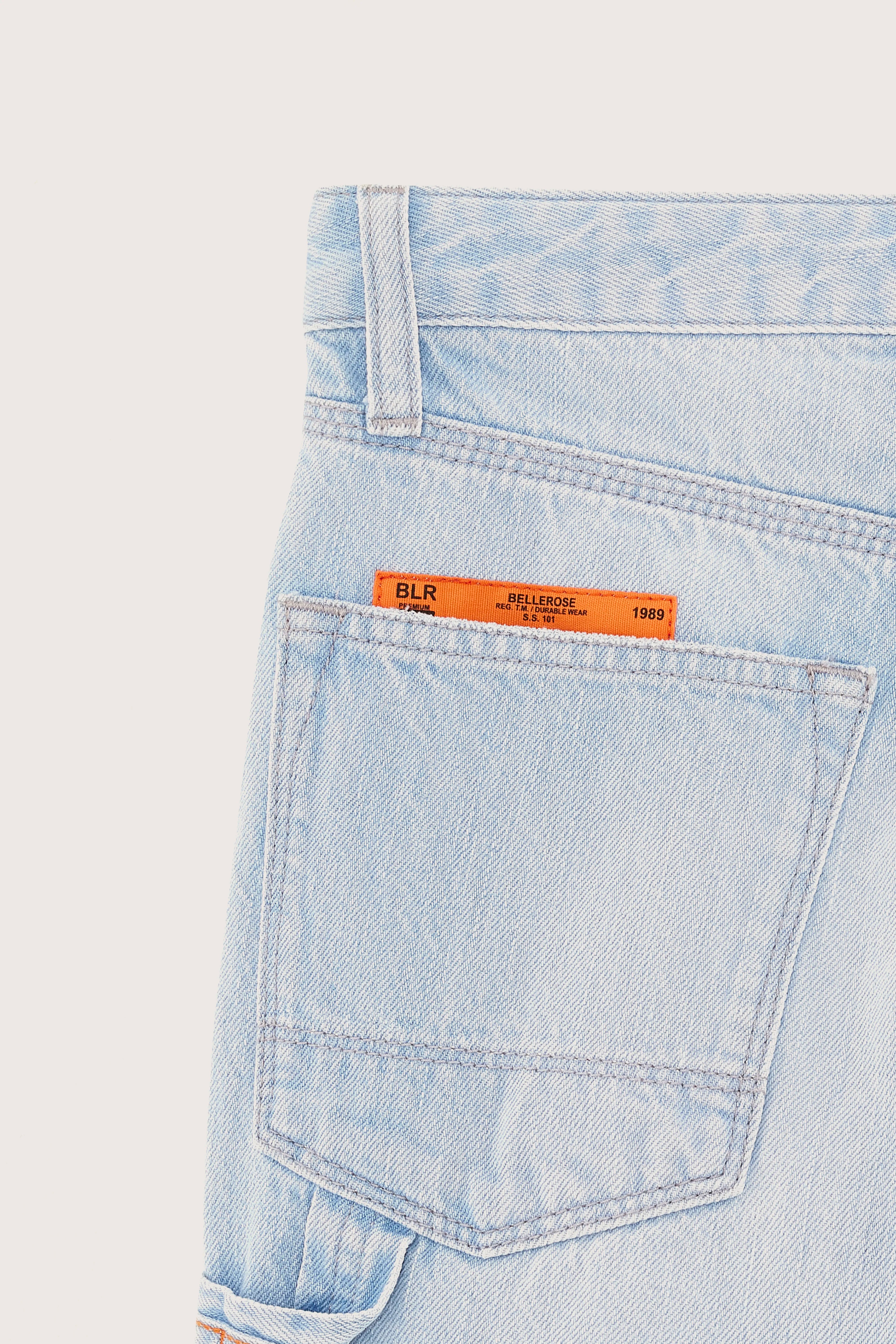 Peers Denim Shorts - Lt blue bleach For Boys | Bellerose