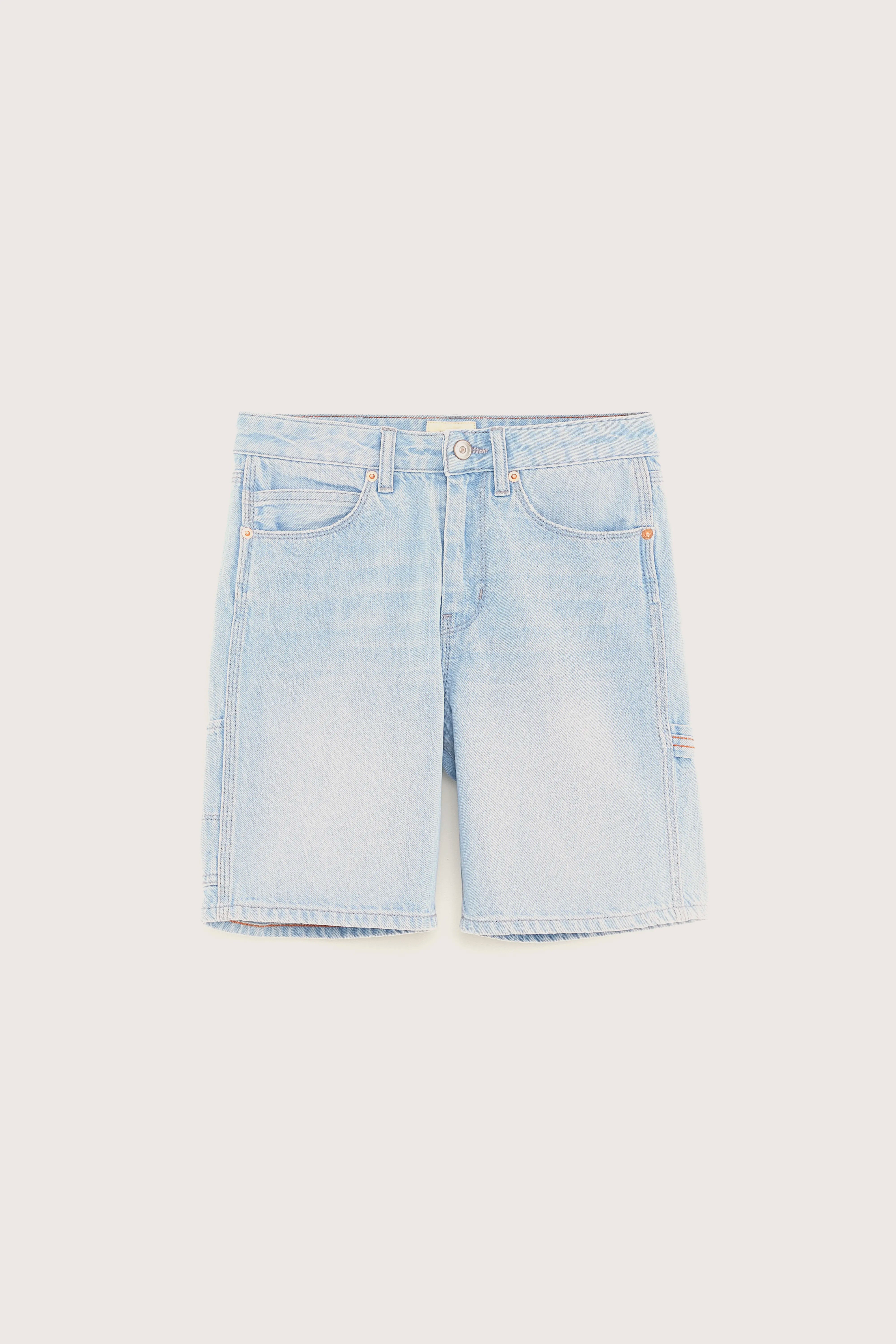 Peers denim shorts (251 / B / LT BLUE BLEACH)