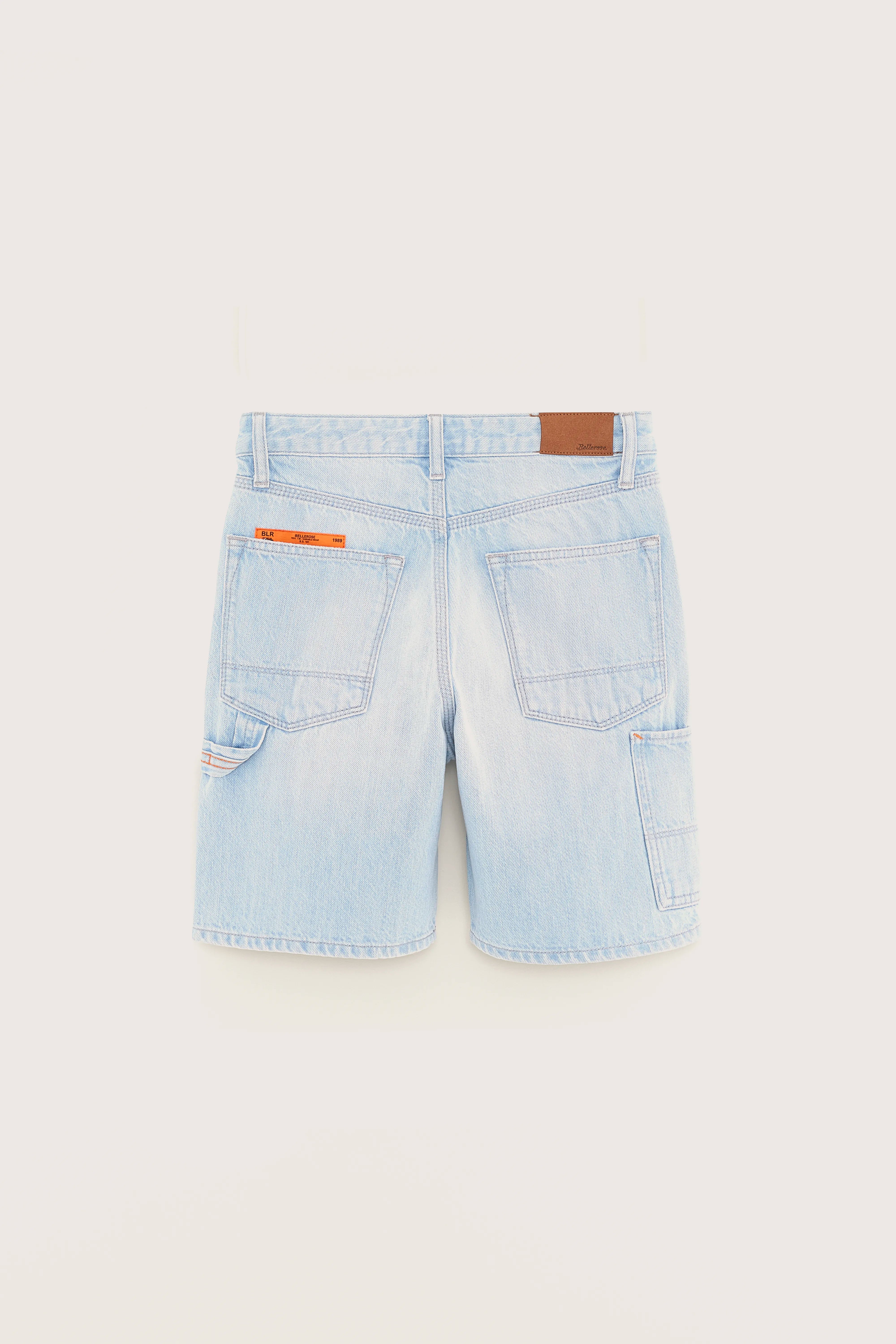 Peers denim shorts (251 / B / LT BLUE BLEACH)