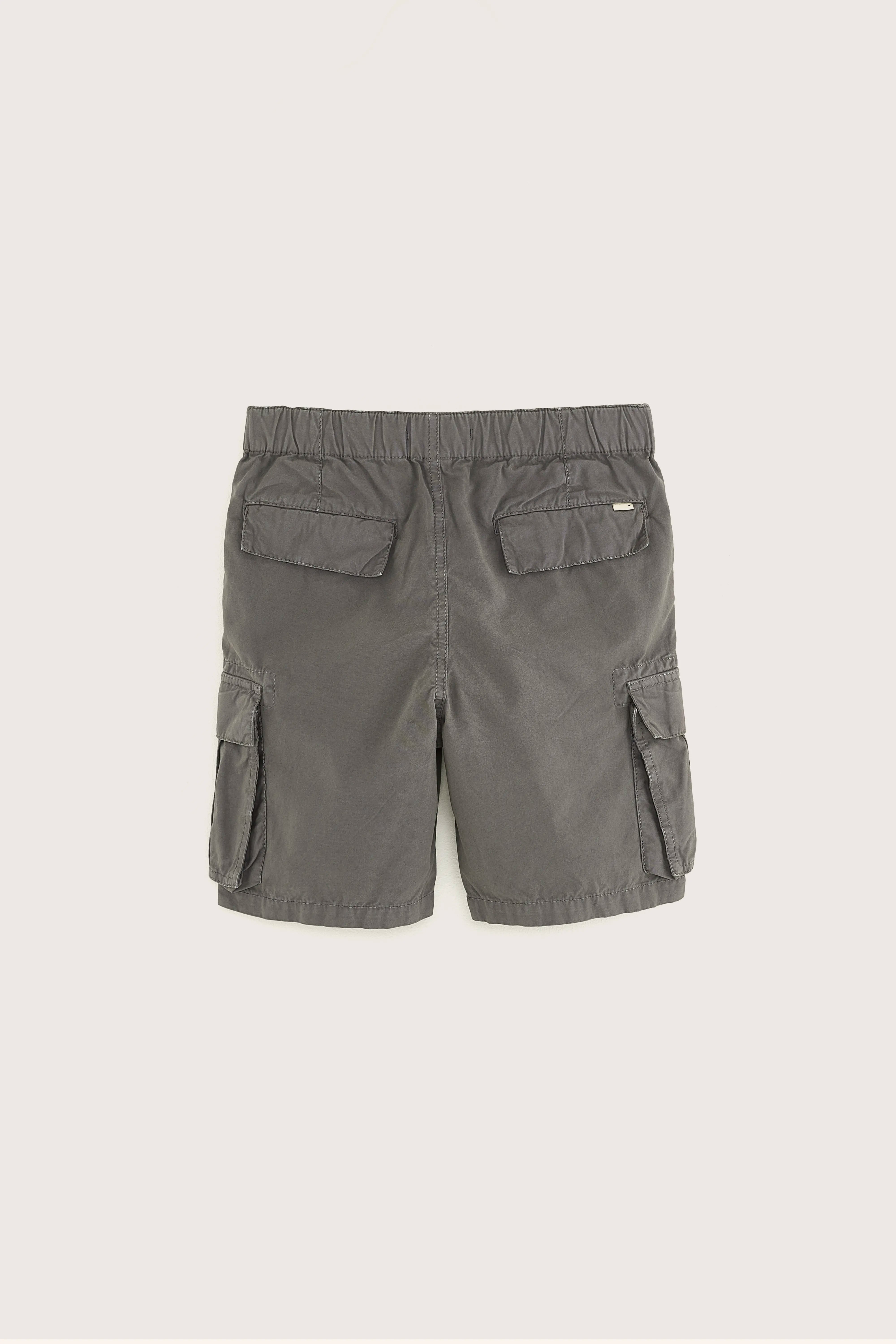 Paz Baggy Cargo Shorts - Elephant For Boys | Bellerose