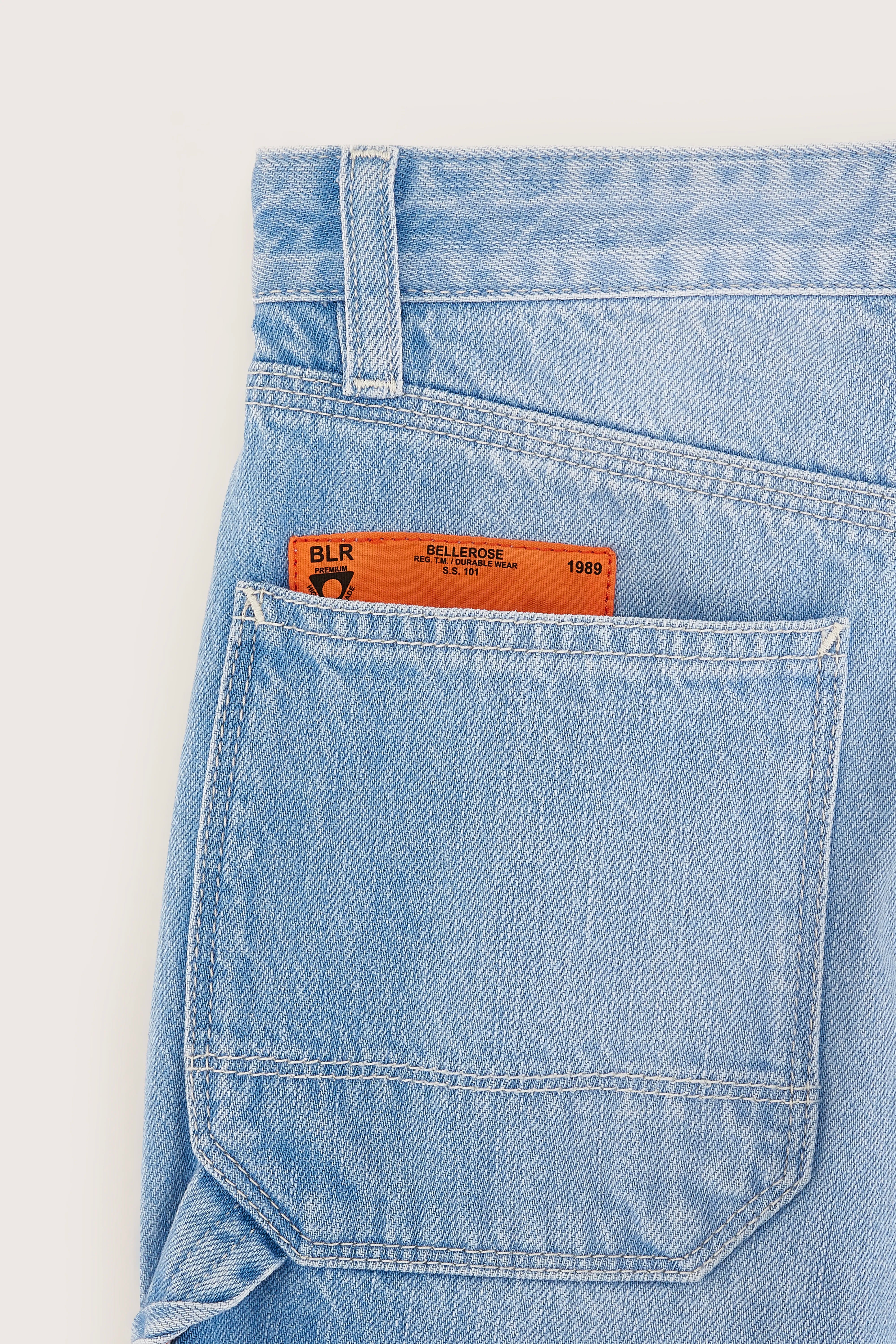 Painter Straight Jeans - Md blue bleach For Boys | Bellerose