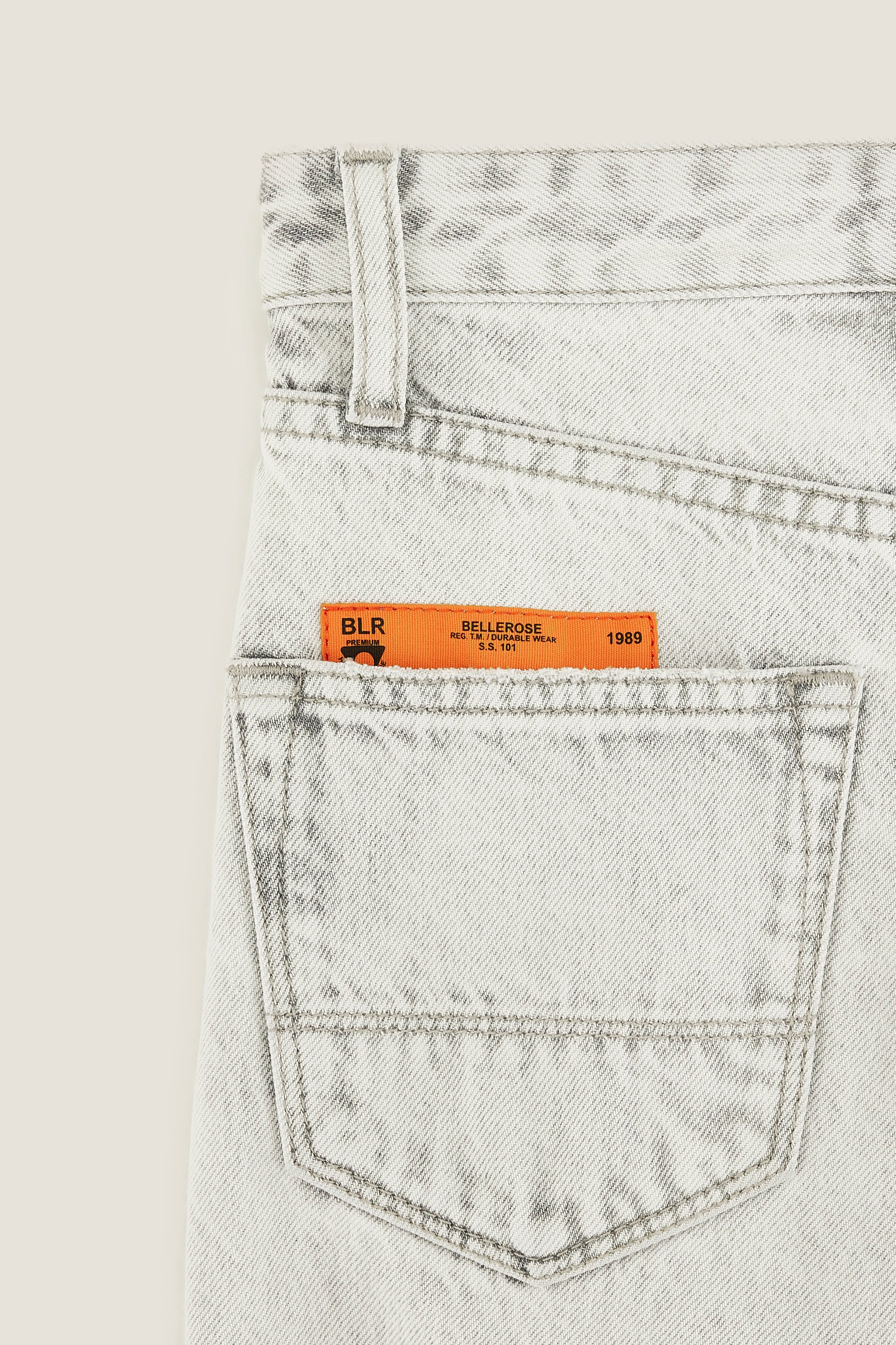 Peters wijde jeans (251 / B / GREY BLEACH)