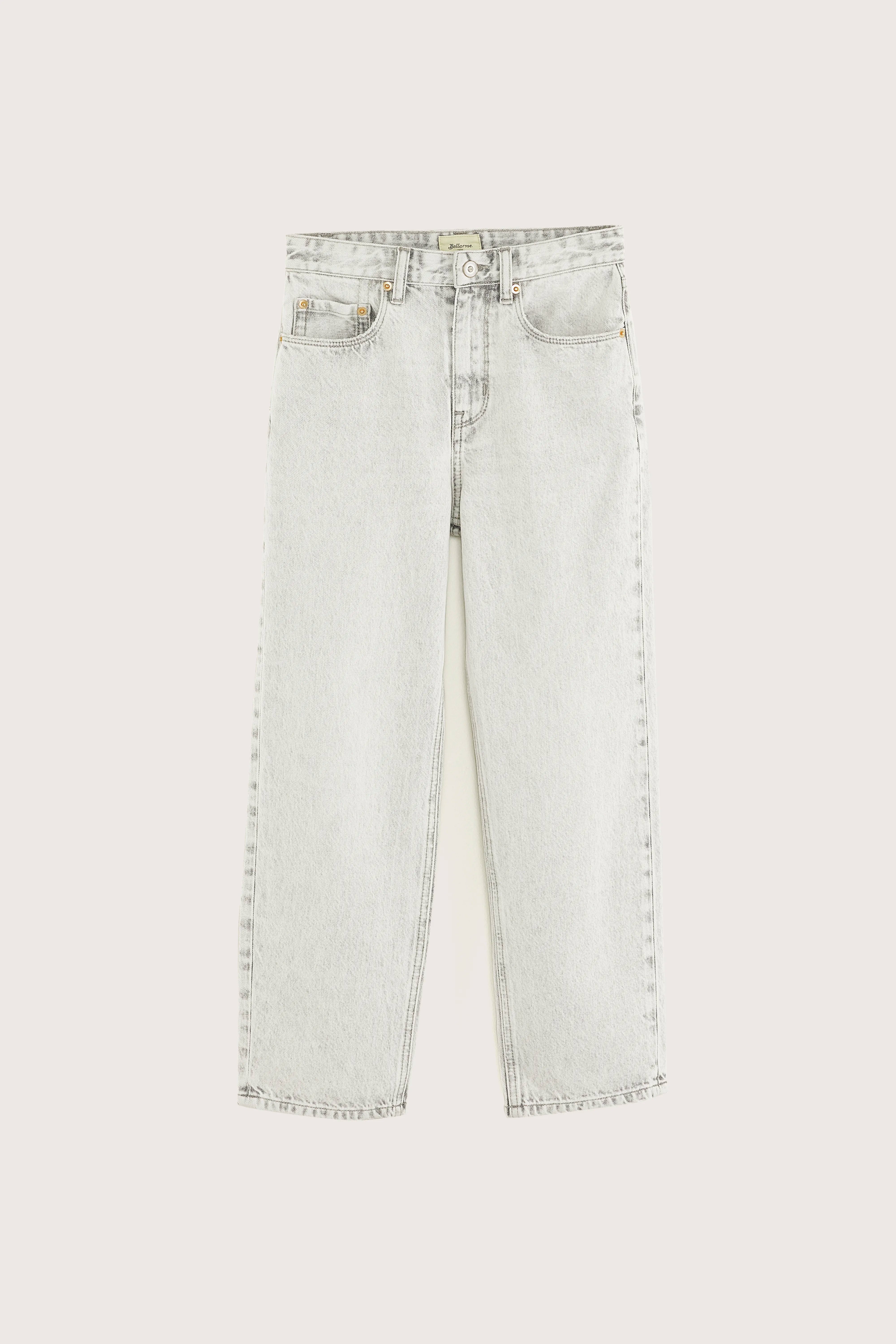 Peters Wide Jeans - Grey bleach For Boys | Bellerose