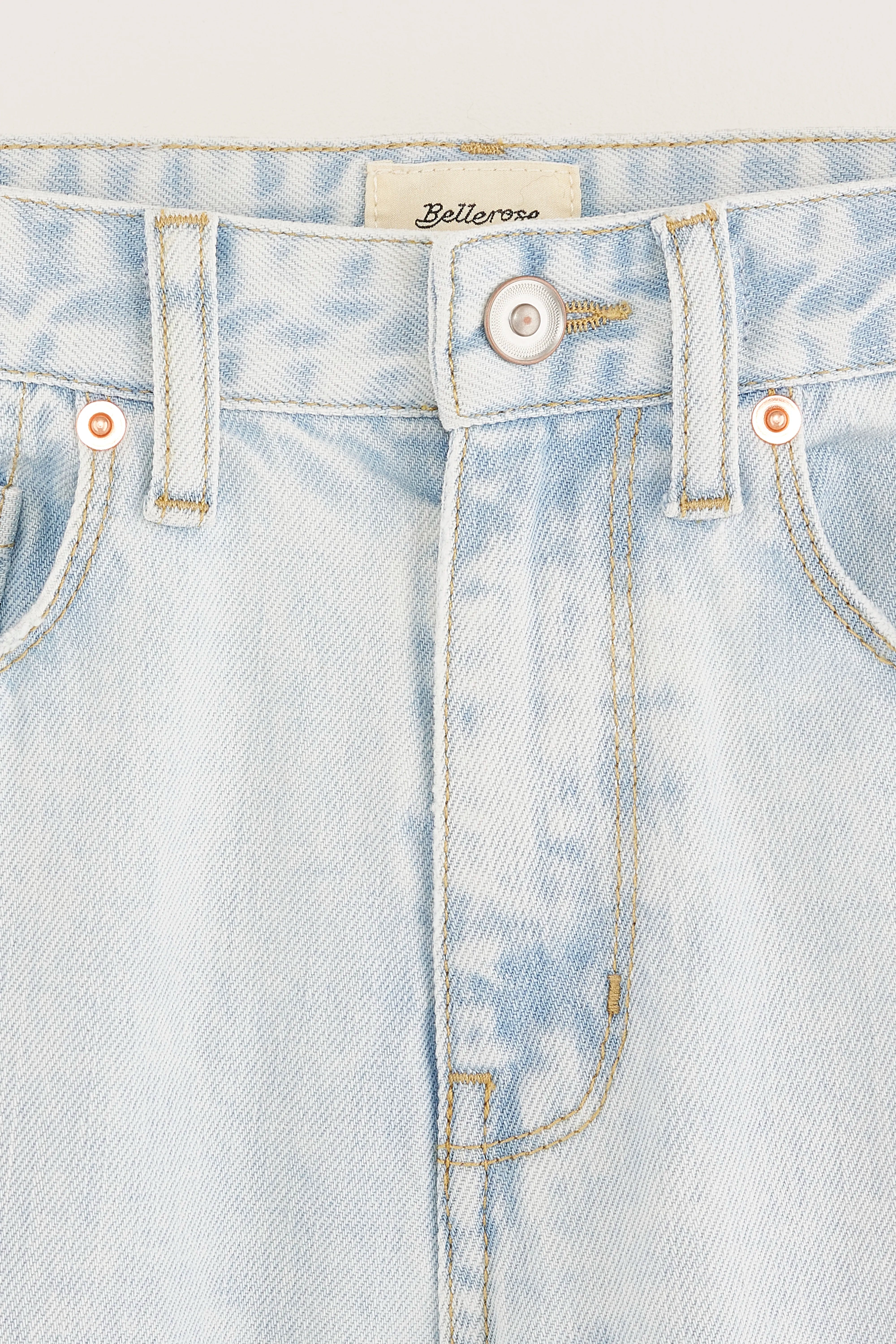 Peters Wide Jeans - Lt blue bleach For Boys | Bellerose