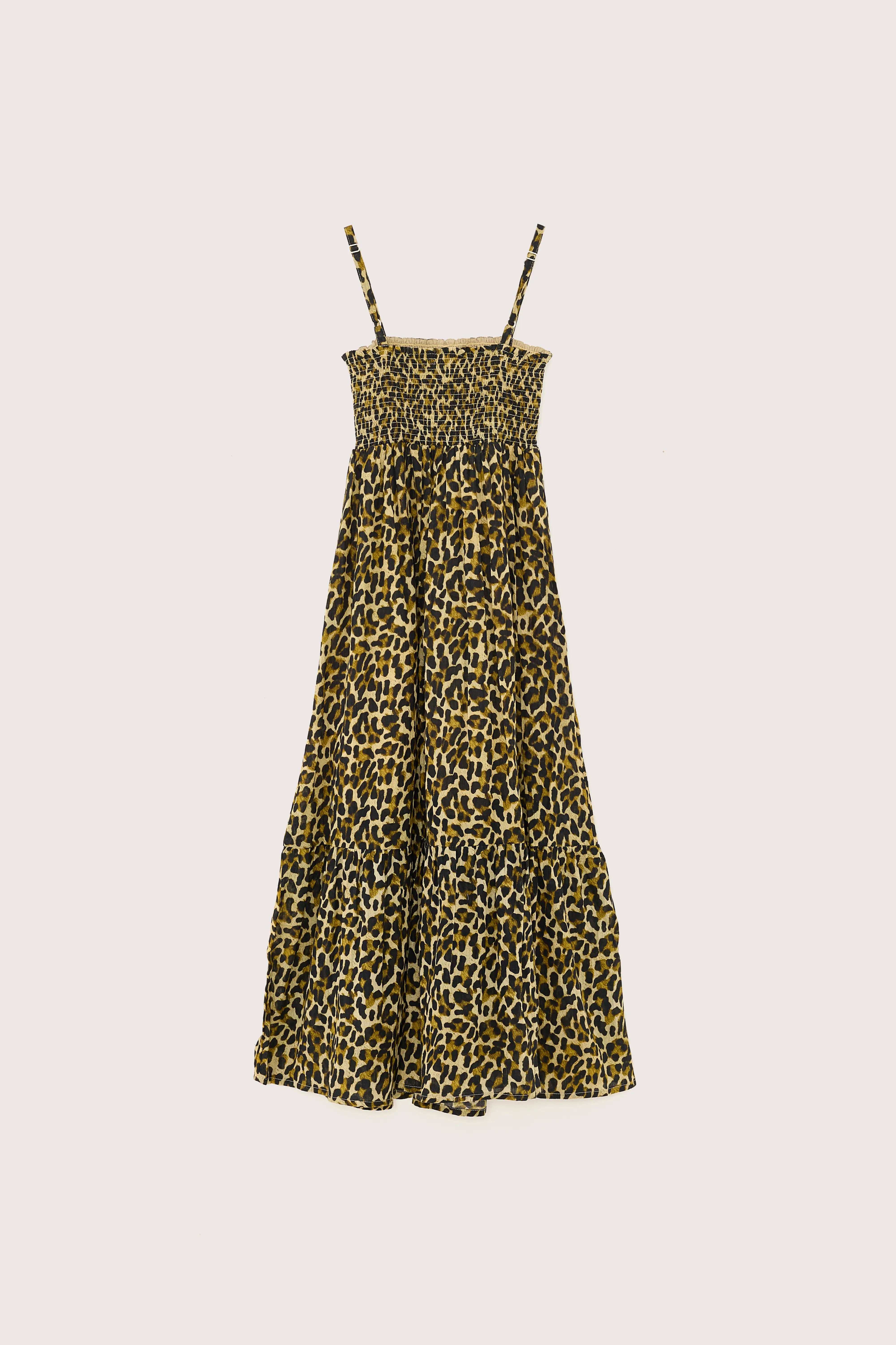 Heather Long Dress - Antique gold / Ivory / Mokka For Girls | Bellerose