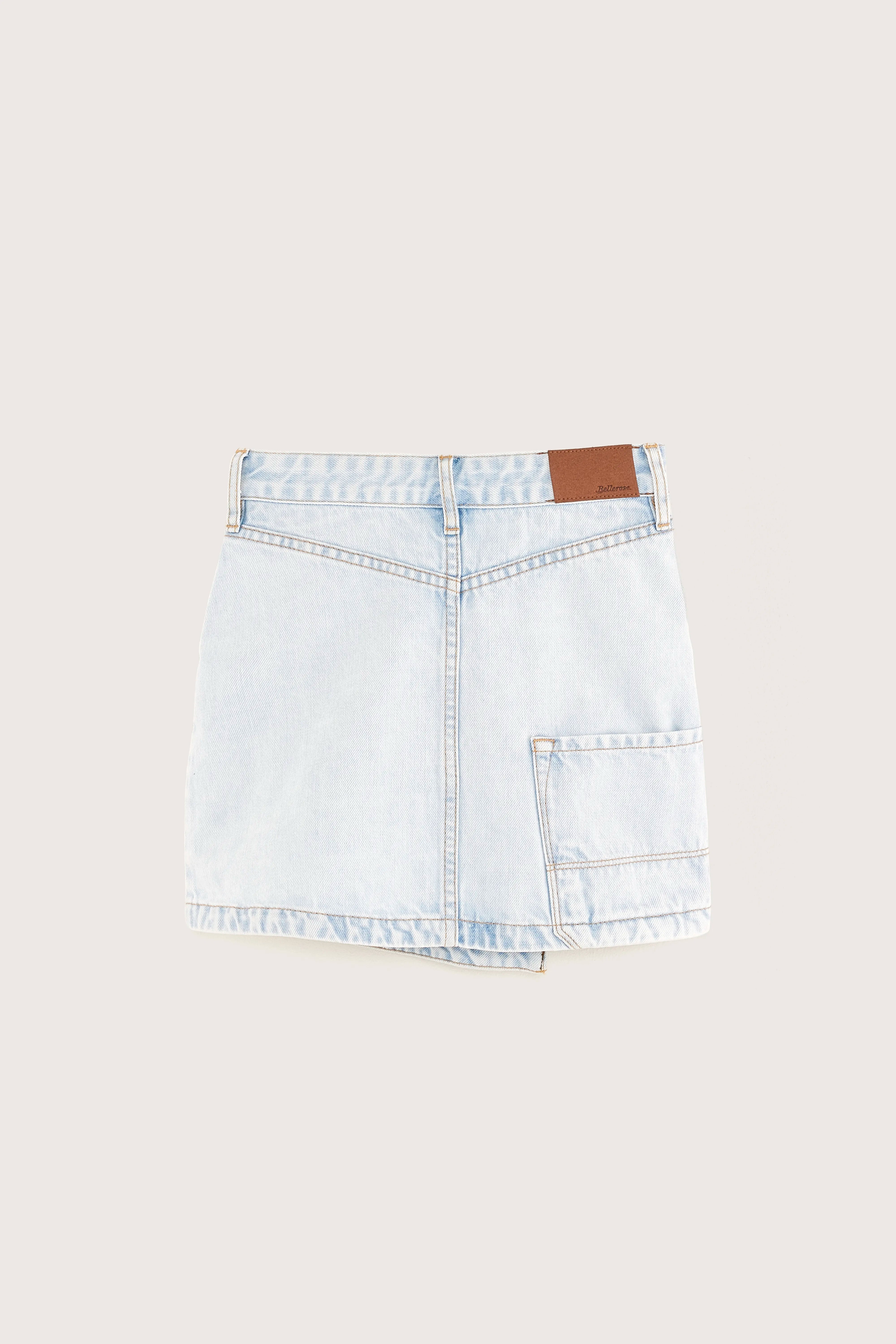 Wrapp wrap skirt (251 / G / LT BLUE BLEACH)