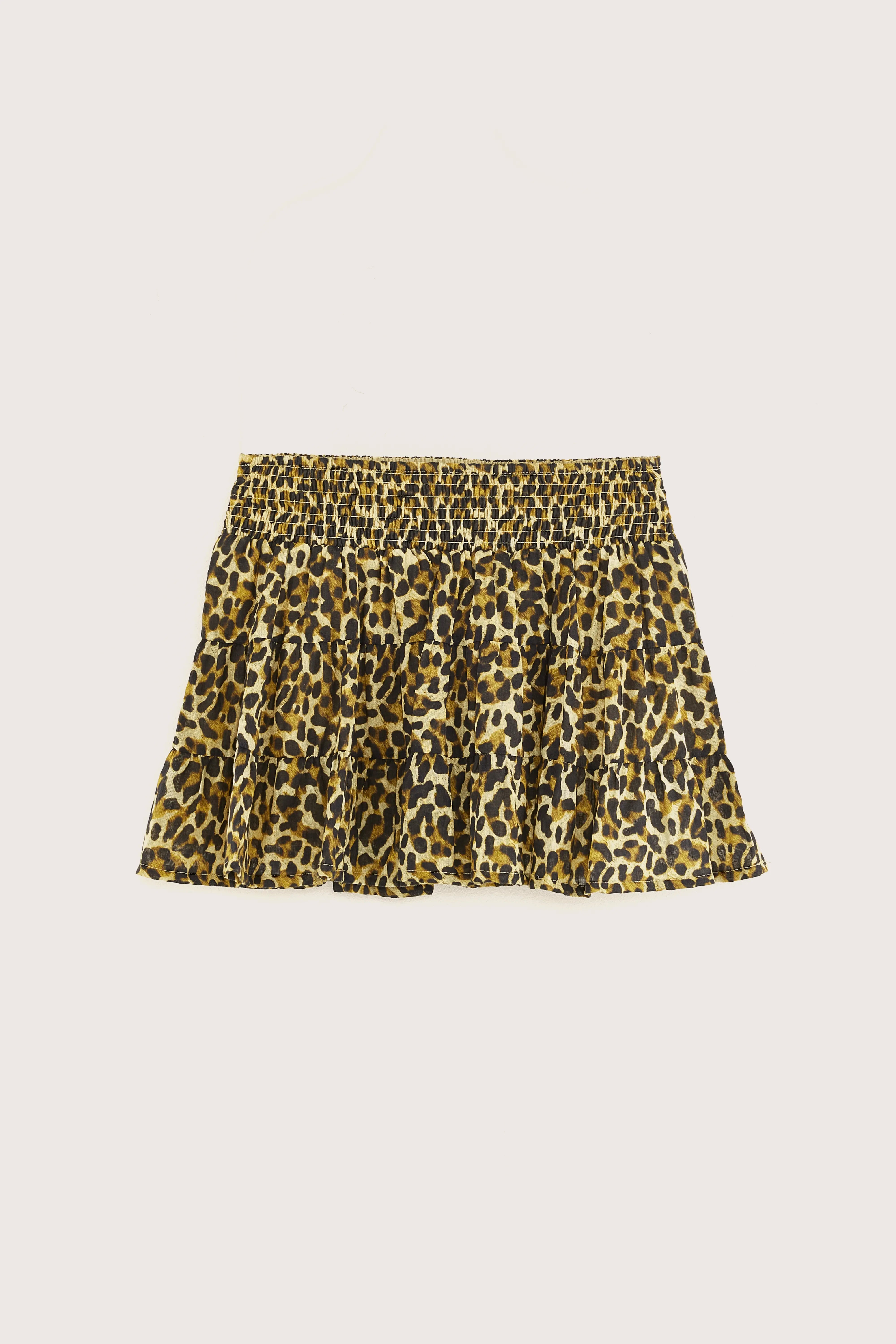 Hyacint Mini Skirt - Antique gold / Ivory / Mokka For Girls | Bellerose