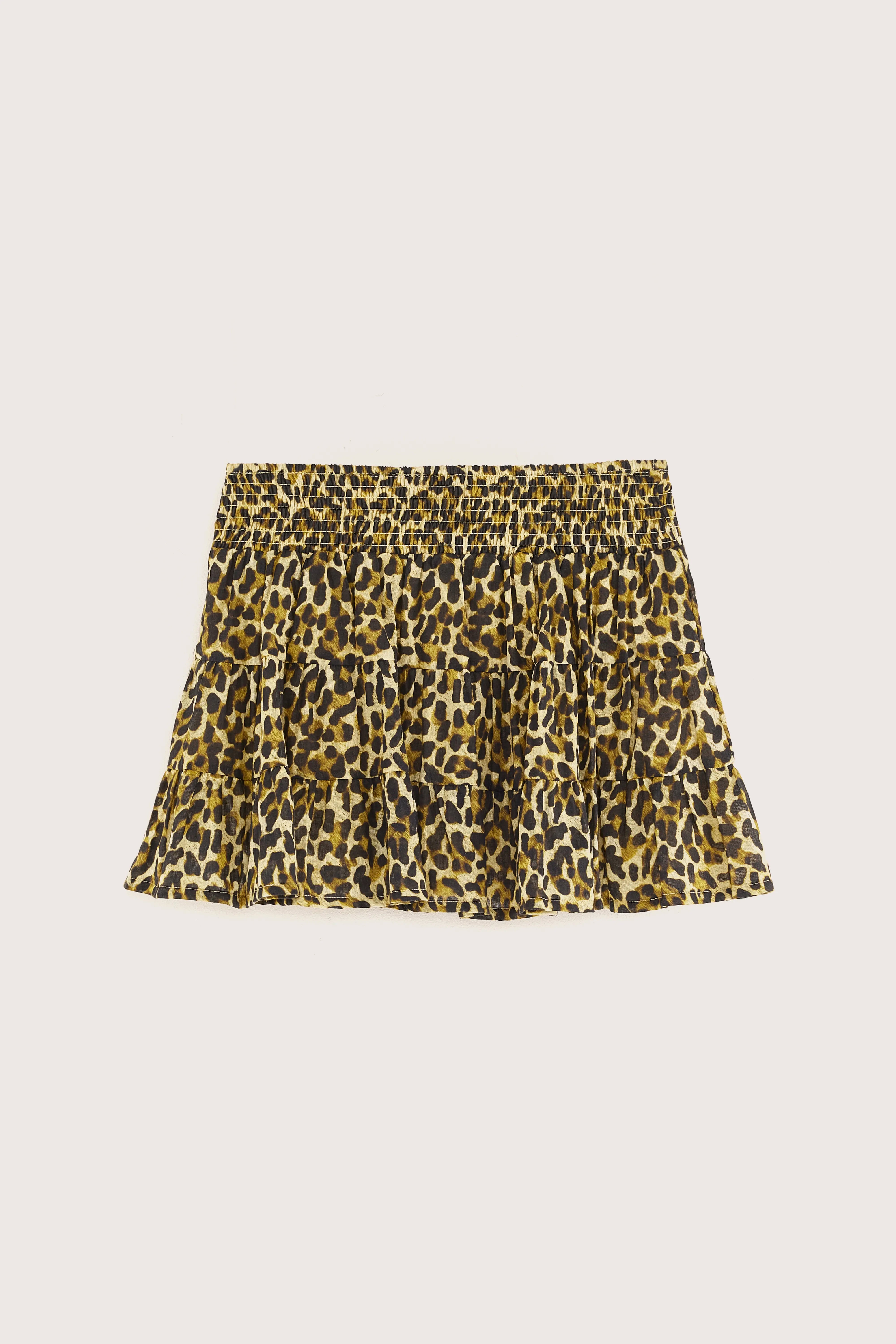 Hyacint Mini Skirt - Antique gold / Ivory / Mokka For Girls | Bellerose