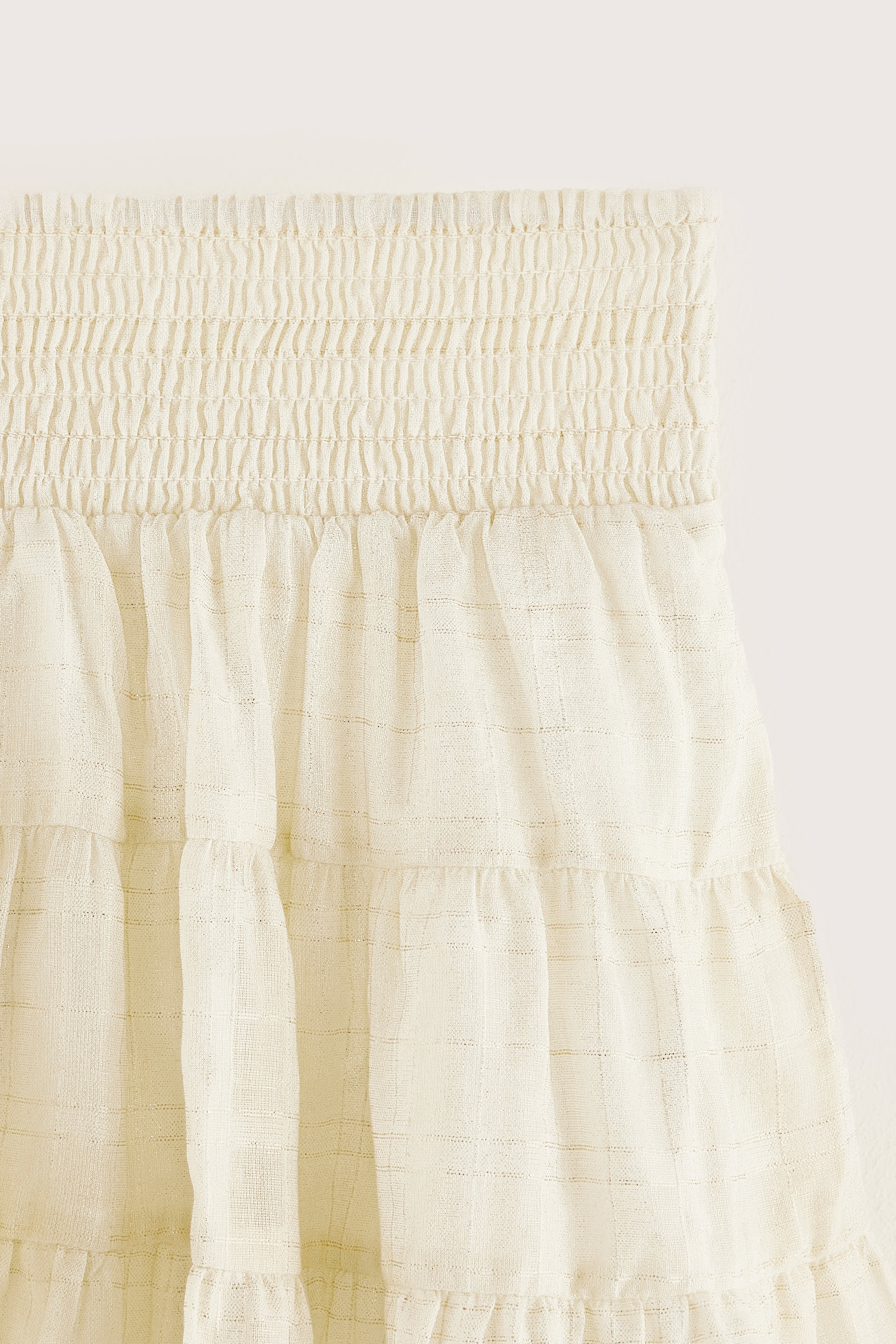 Hyacint Mini Skirt - Gold For Girls | Bellerose