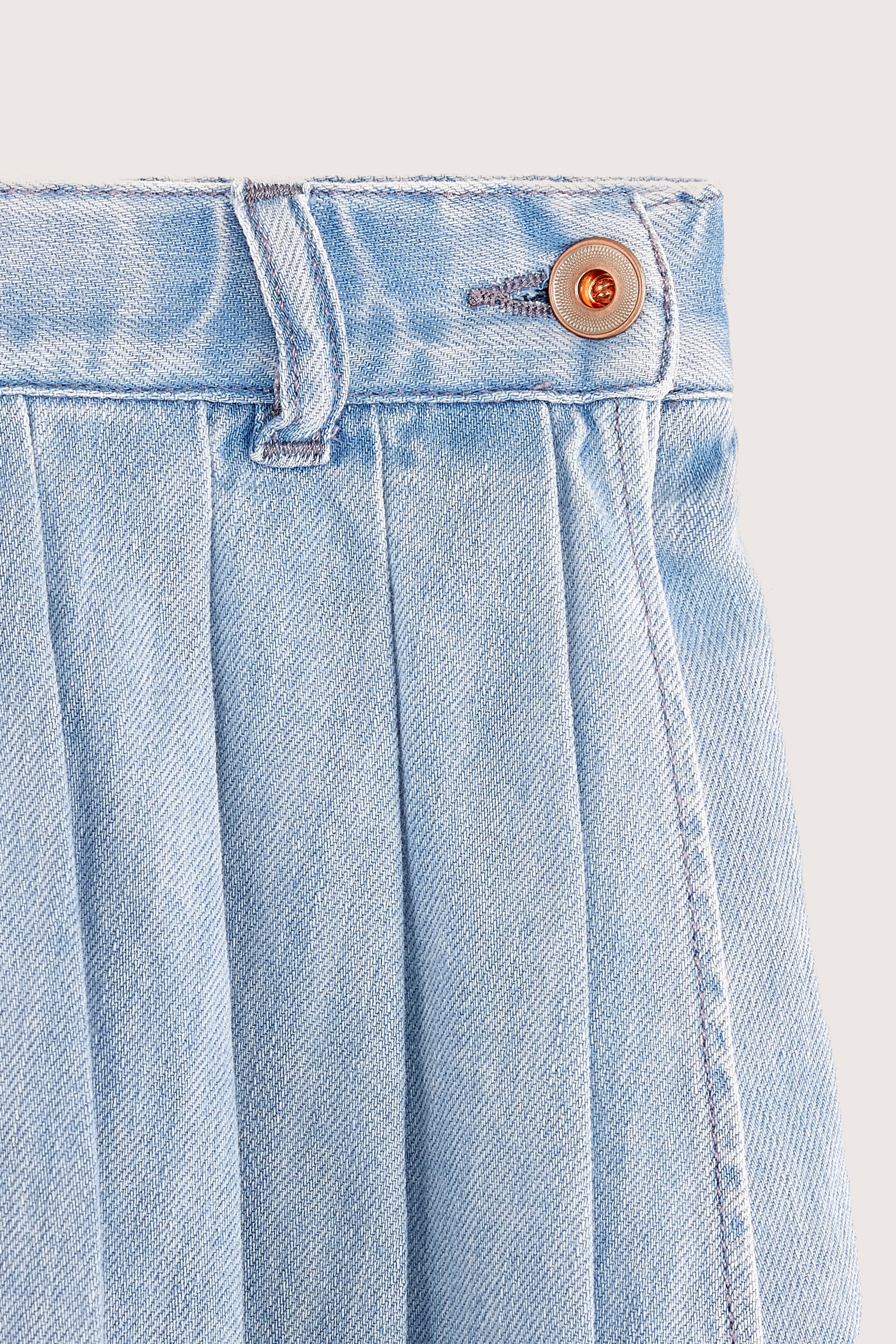 Waves Mini Skort - Lt blue bleach For Girls | Bellerose