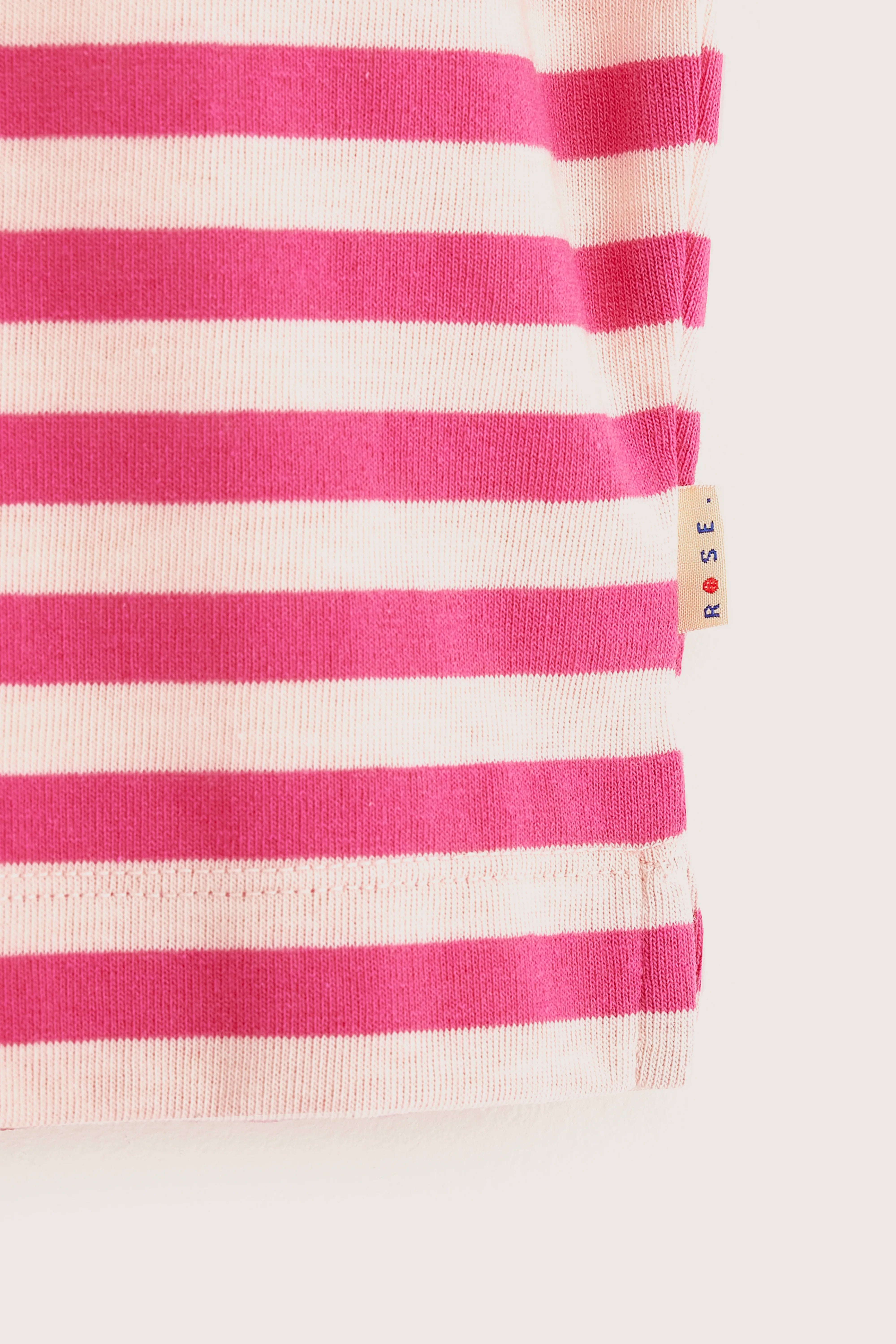 Vassy T-shirt Met Korte Mouwen - Ecru / Fushia Voor Meisjes | Bellerose