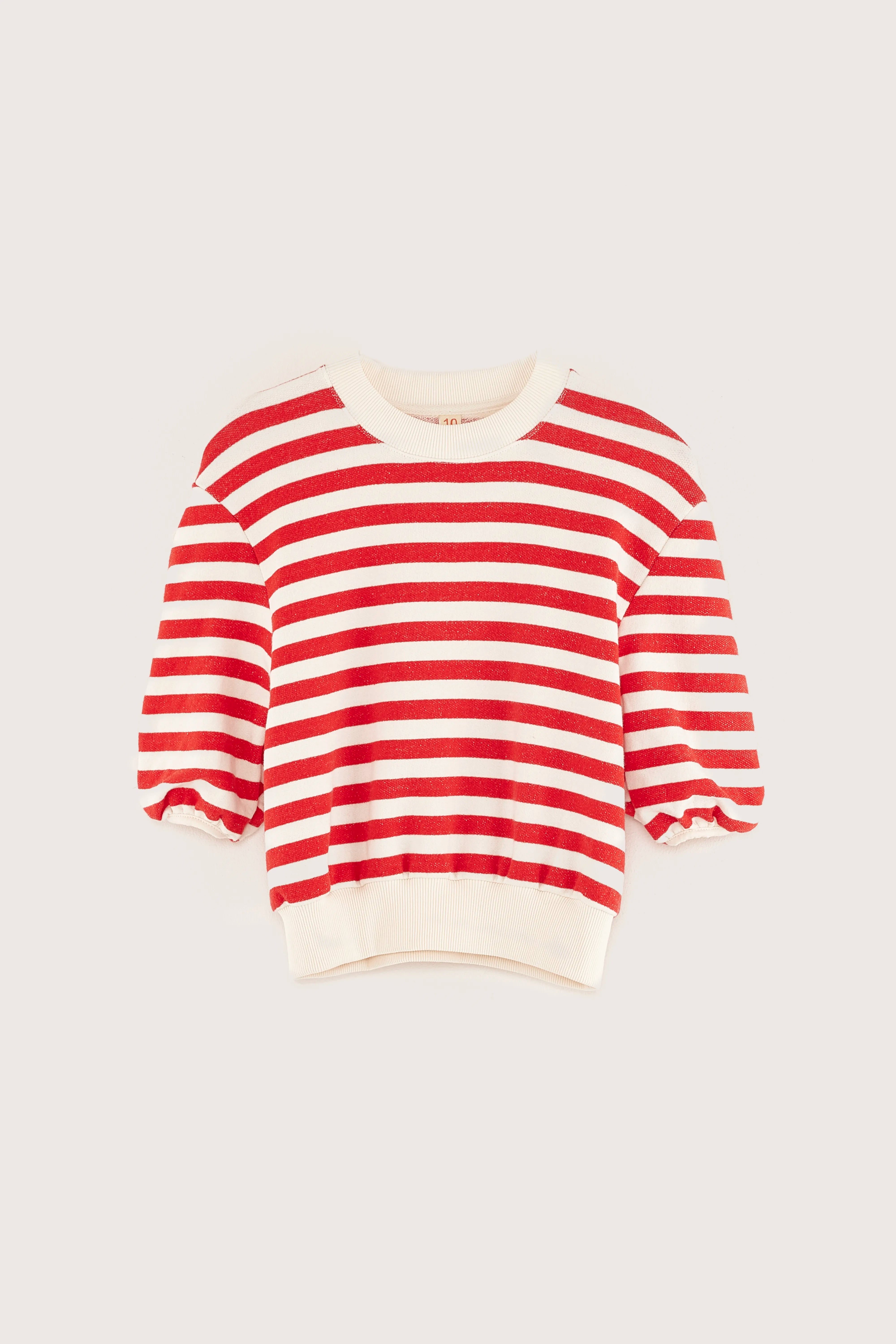 Agov Ronde Hals Sweatshirt - Massai red / Whisper Voor Meisjes | Bellerose