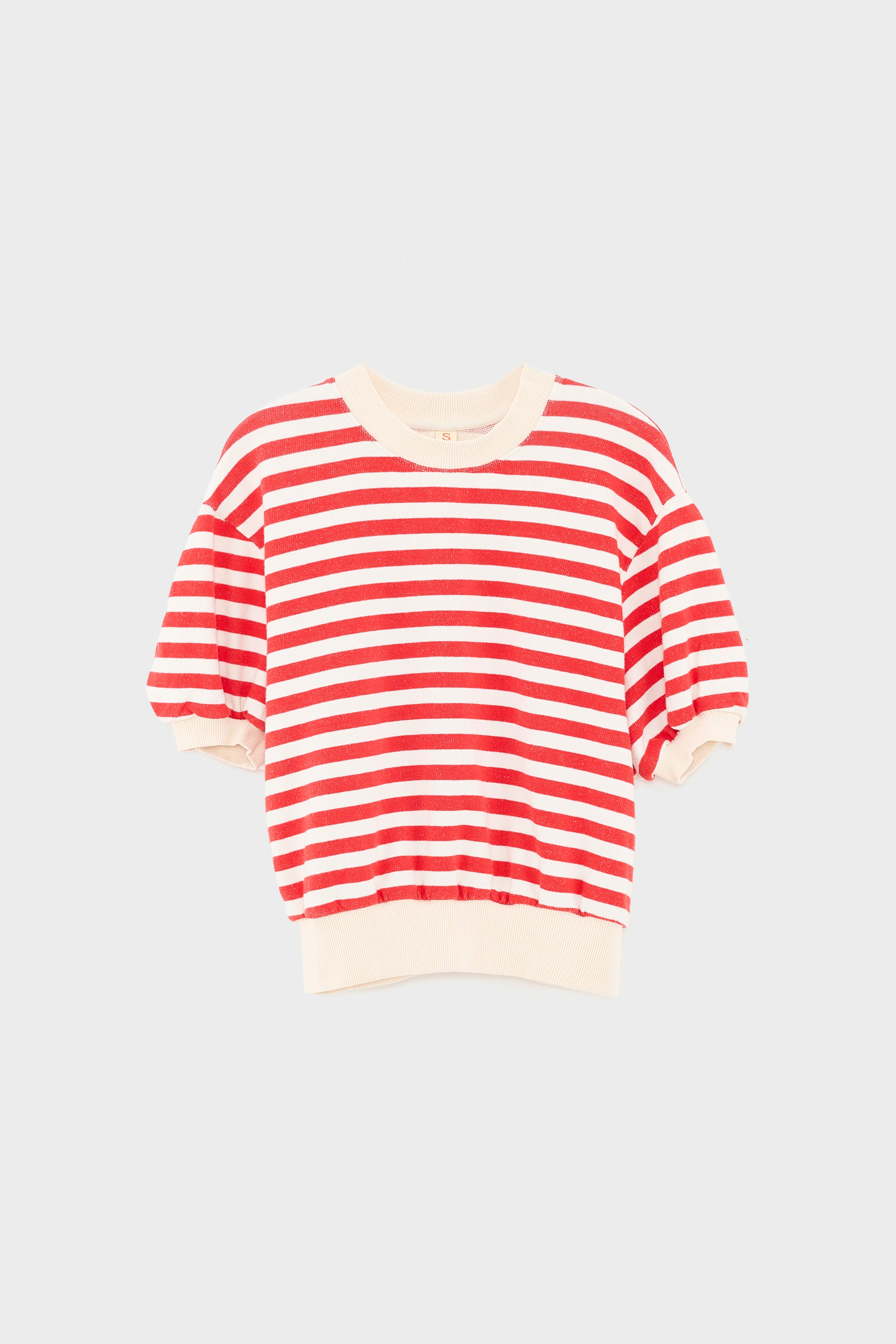 Sweatshirt Col Rond Agov - Massai red / Whisper Pour Fille | Bellerose